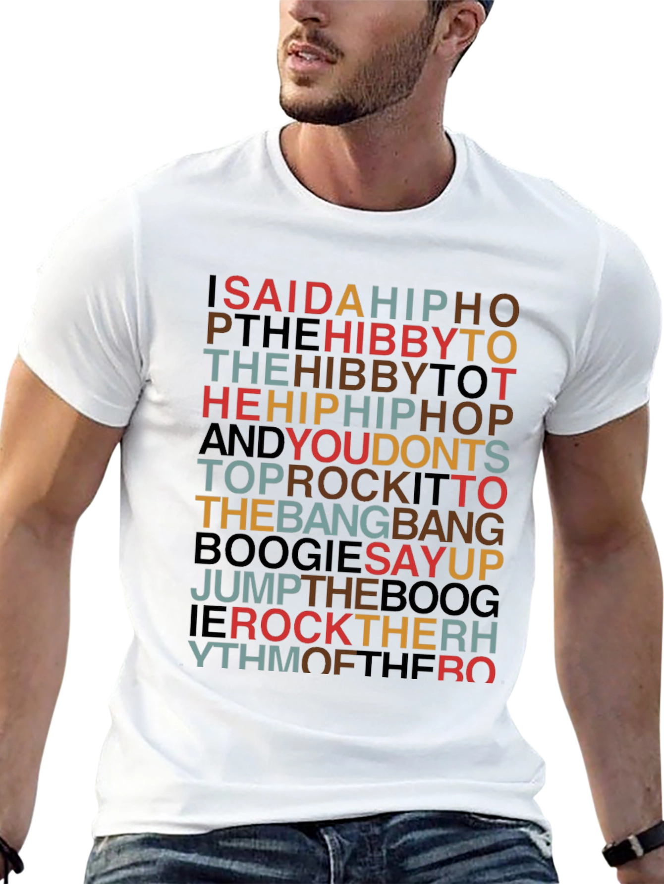 Hip Hop Rhyme Retro Graphic Tee