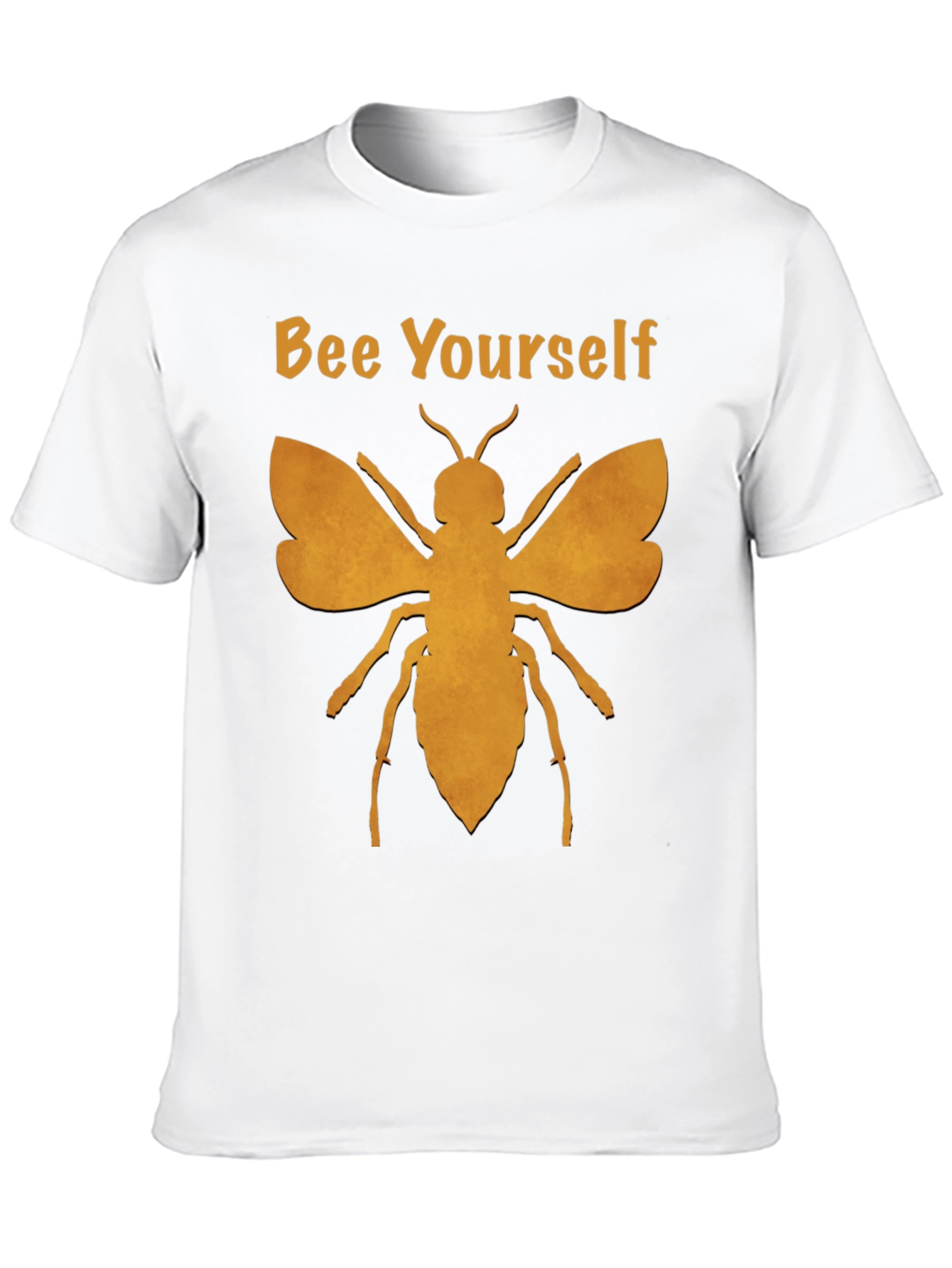 Bee Yourself Graphic T-Shirt - Black Cotton Blend Tee