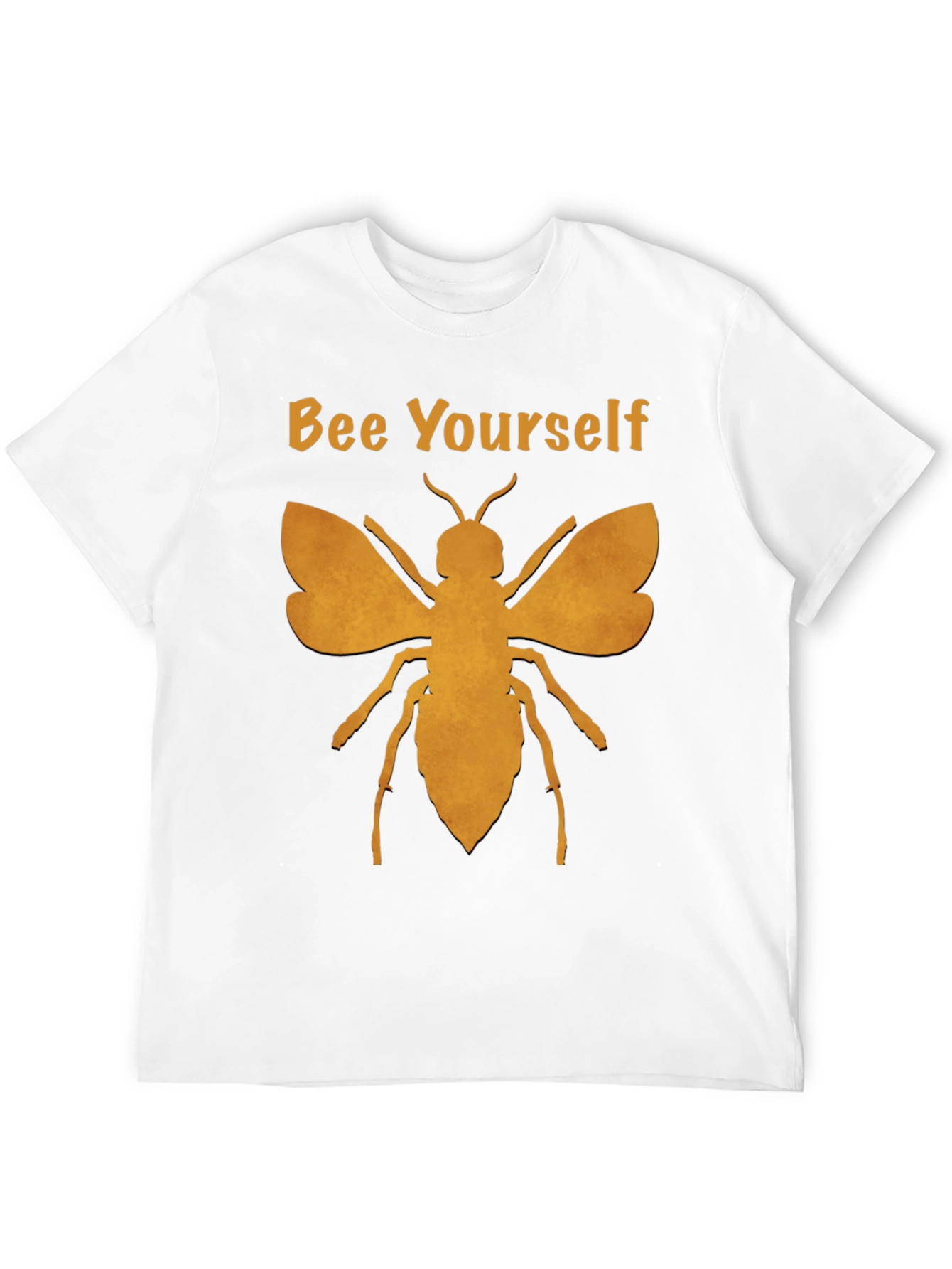 Bee Yourself Graphic T-Shirt - Black Cotton Blend Tee