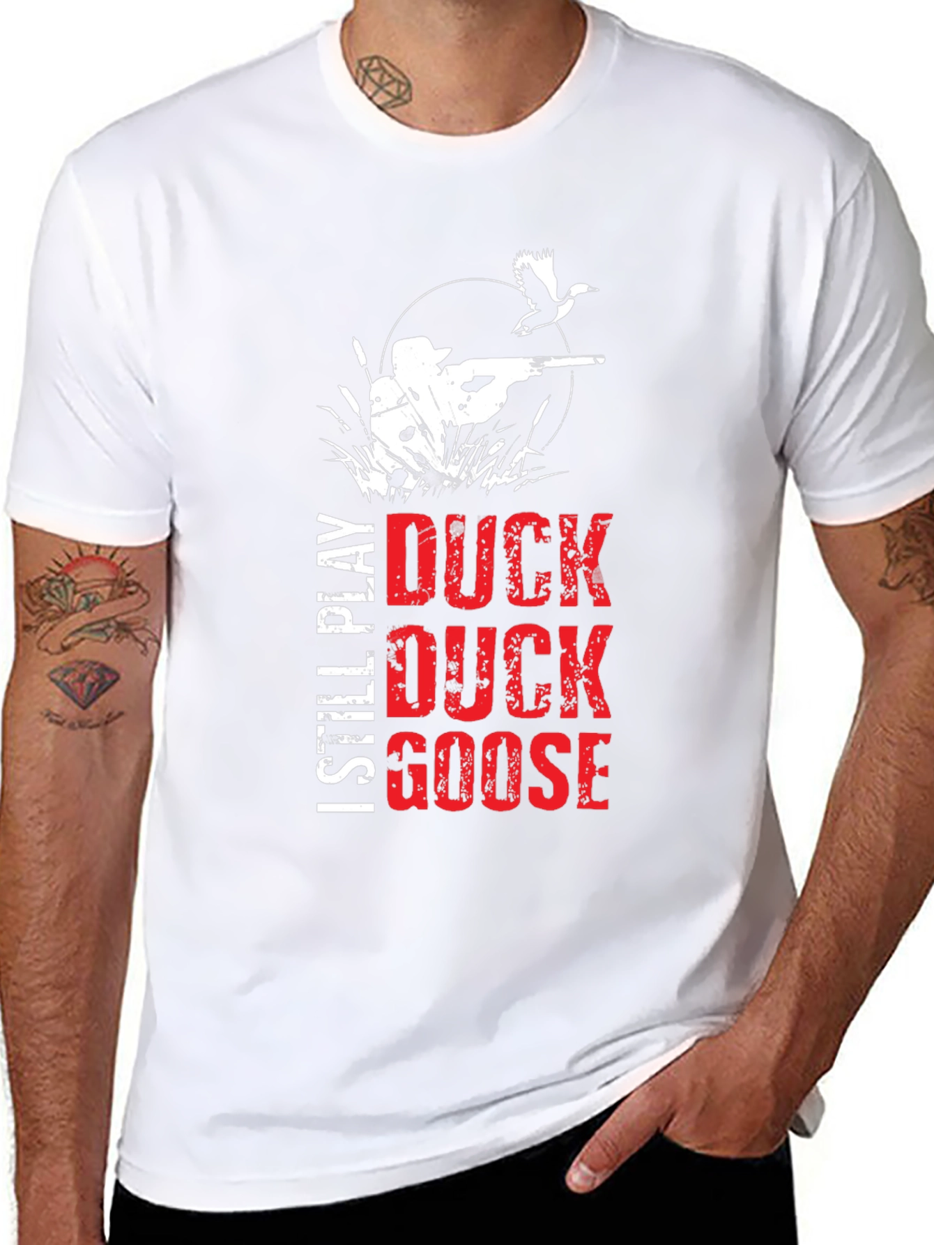 Duck Duck Goose Graphic Tee Hunting T-Shirt