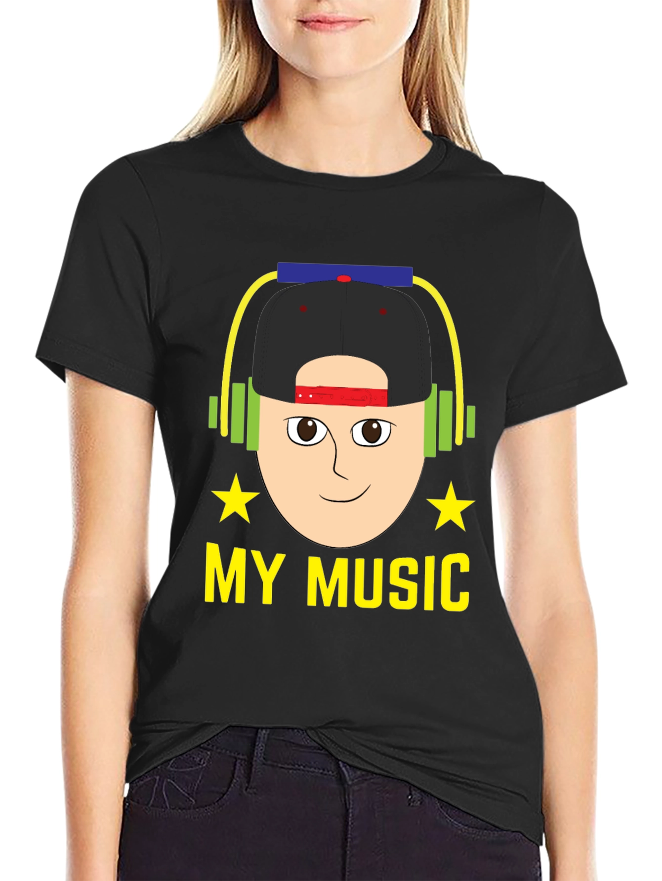 My Music Graphic Tee - Cool Cartoon Design
