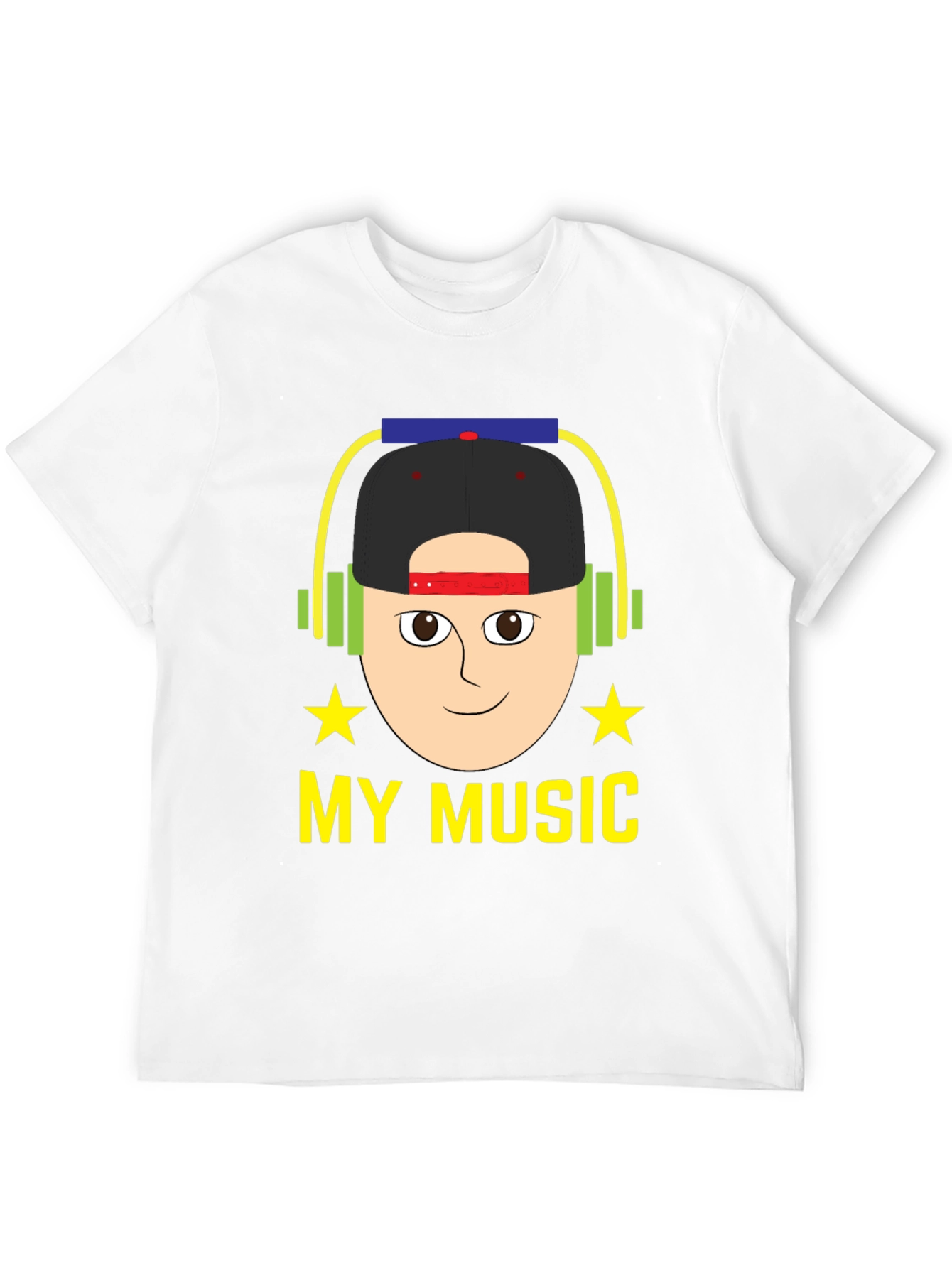 My Music Graphic Tee - Cool Cartoon Design