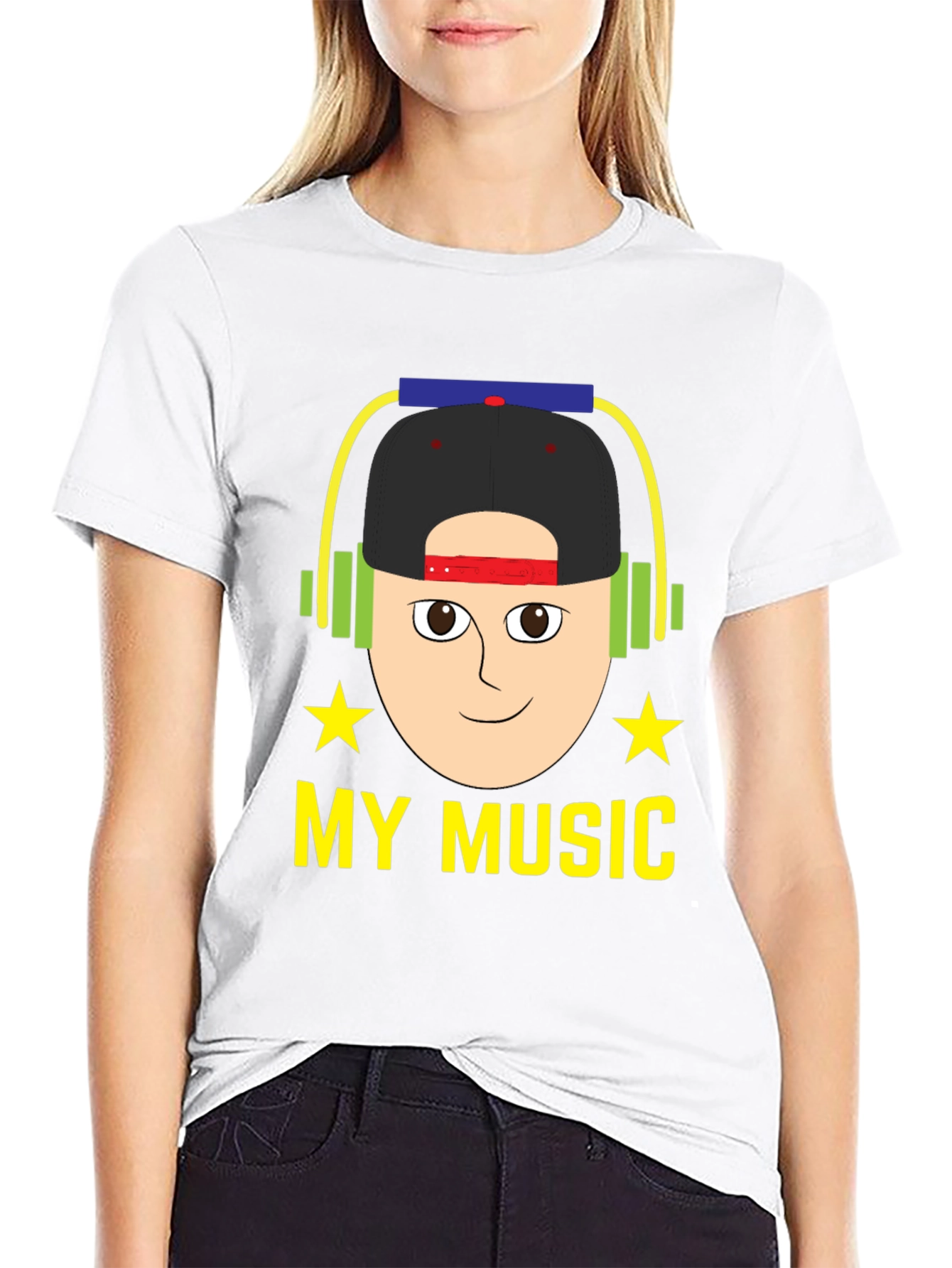 My Music Graphic Tee - Cool Cartoon Design