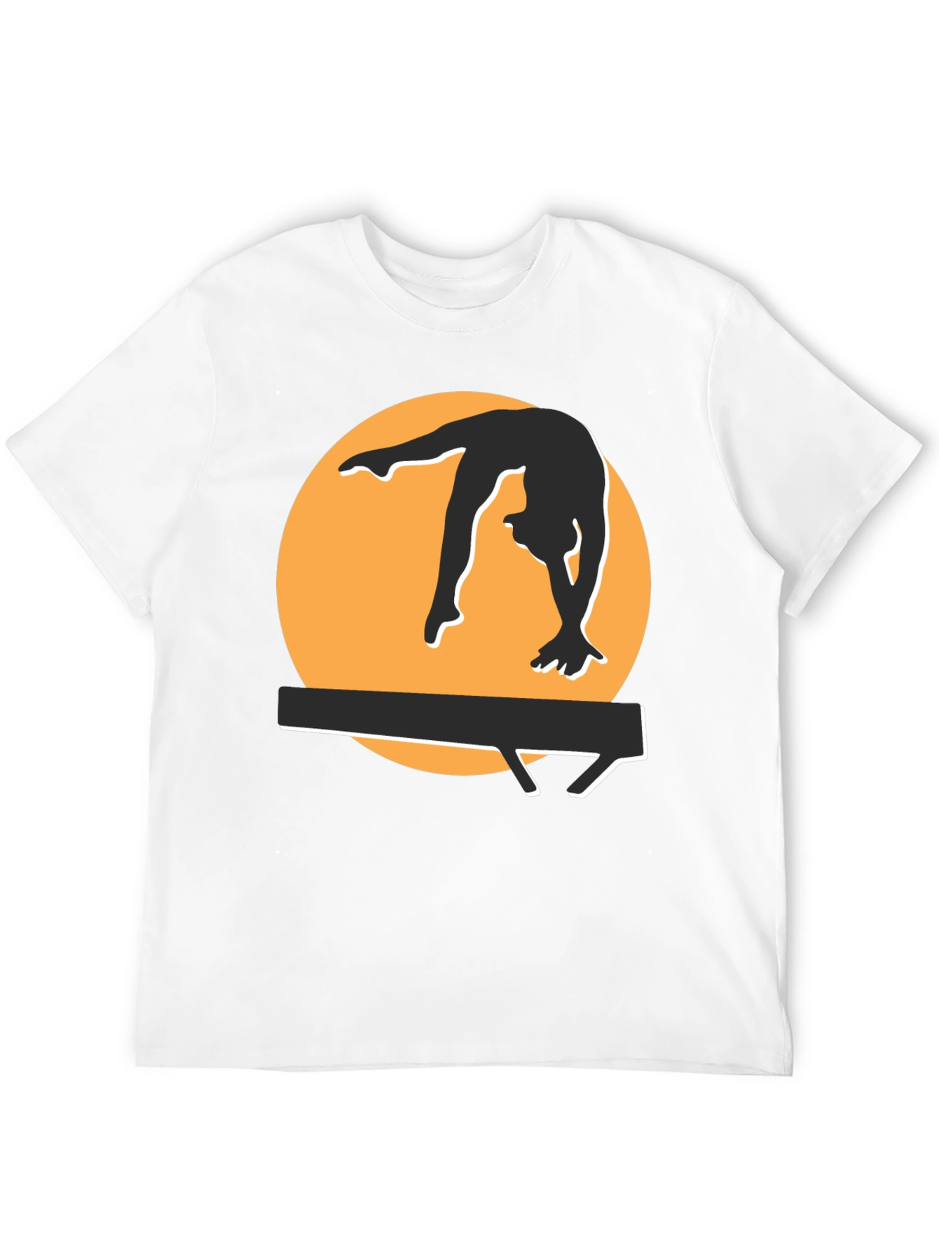 Gymnast Silhouette Graphic Tee