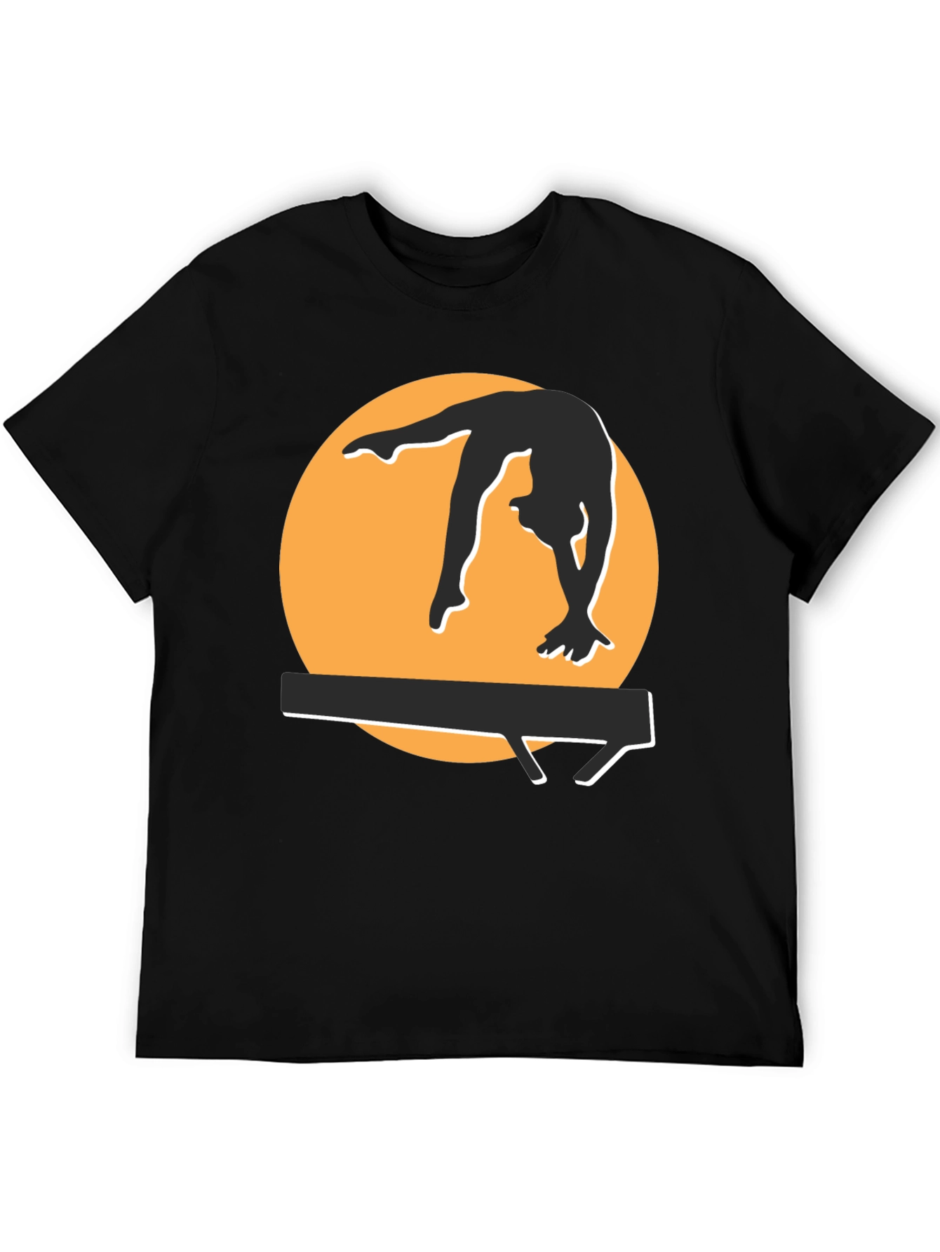 Gymnast Silhouette Graphic Tee
