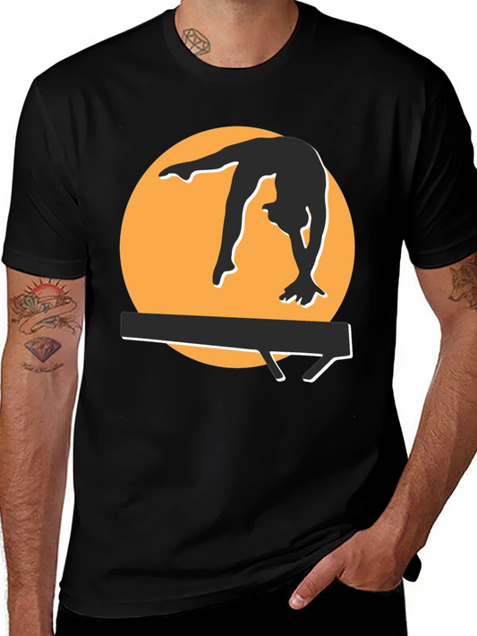 Gymnast Silhouette Graphic Tee