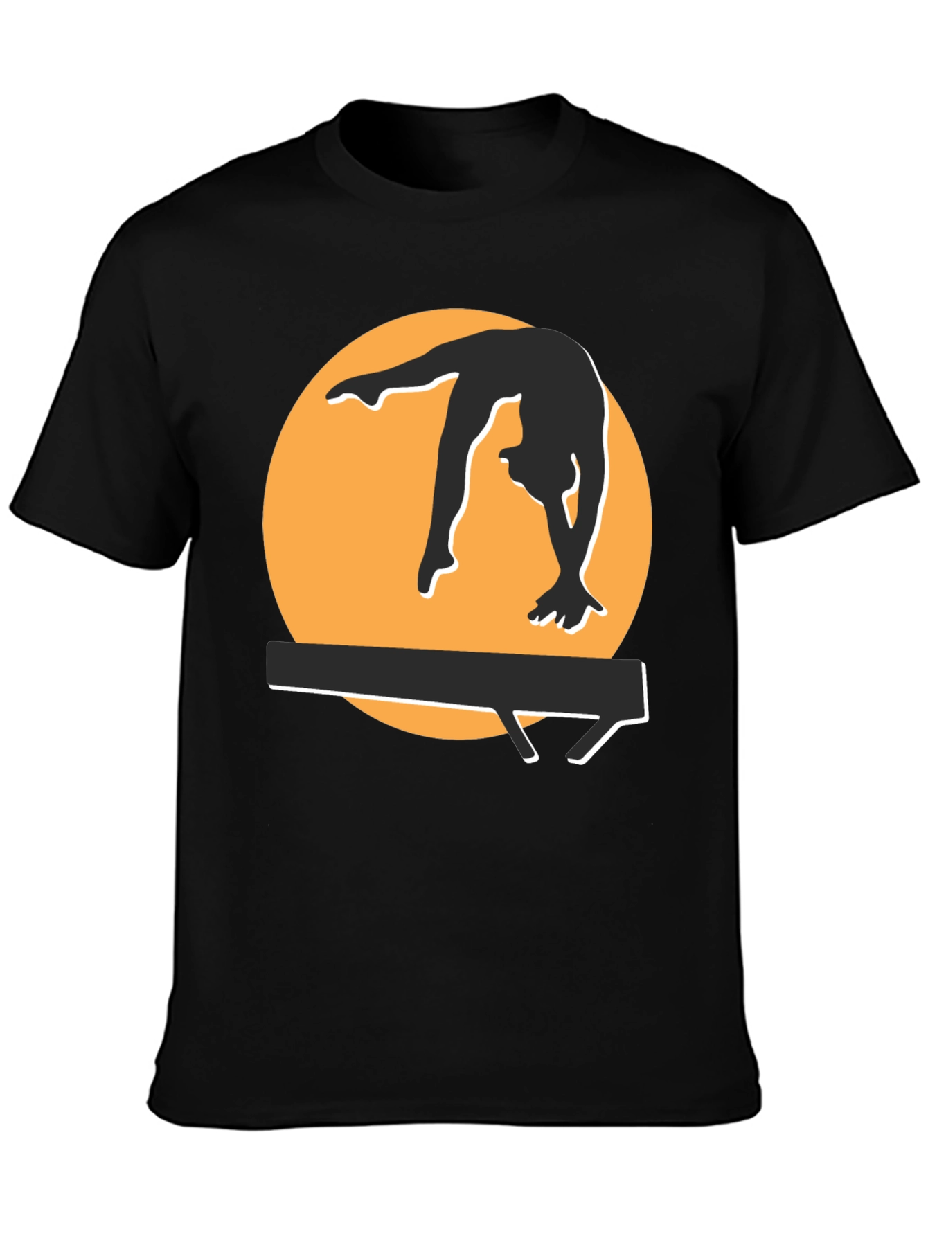 Gymnast Silhouette Graphic Tee