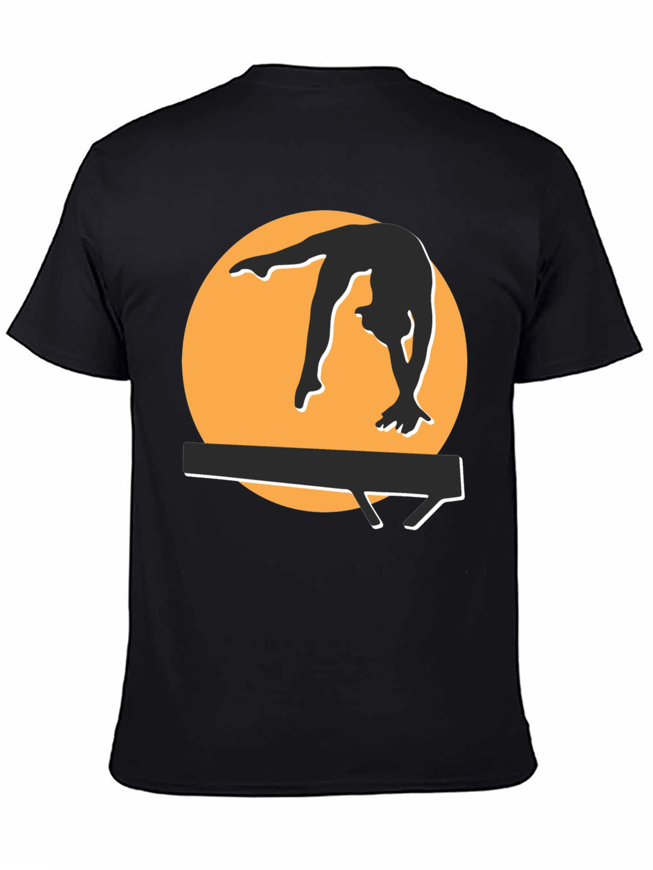 Gymnast Silhouette Graphic Tee