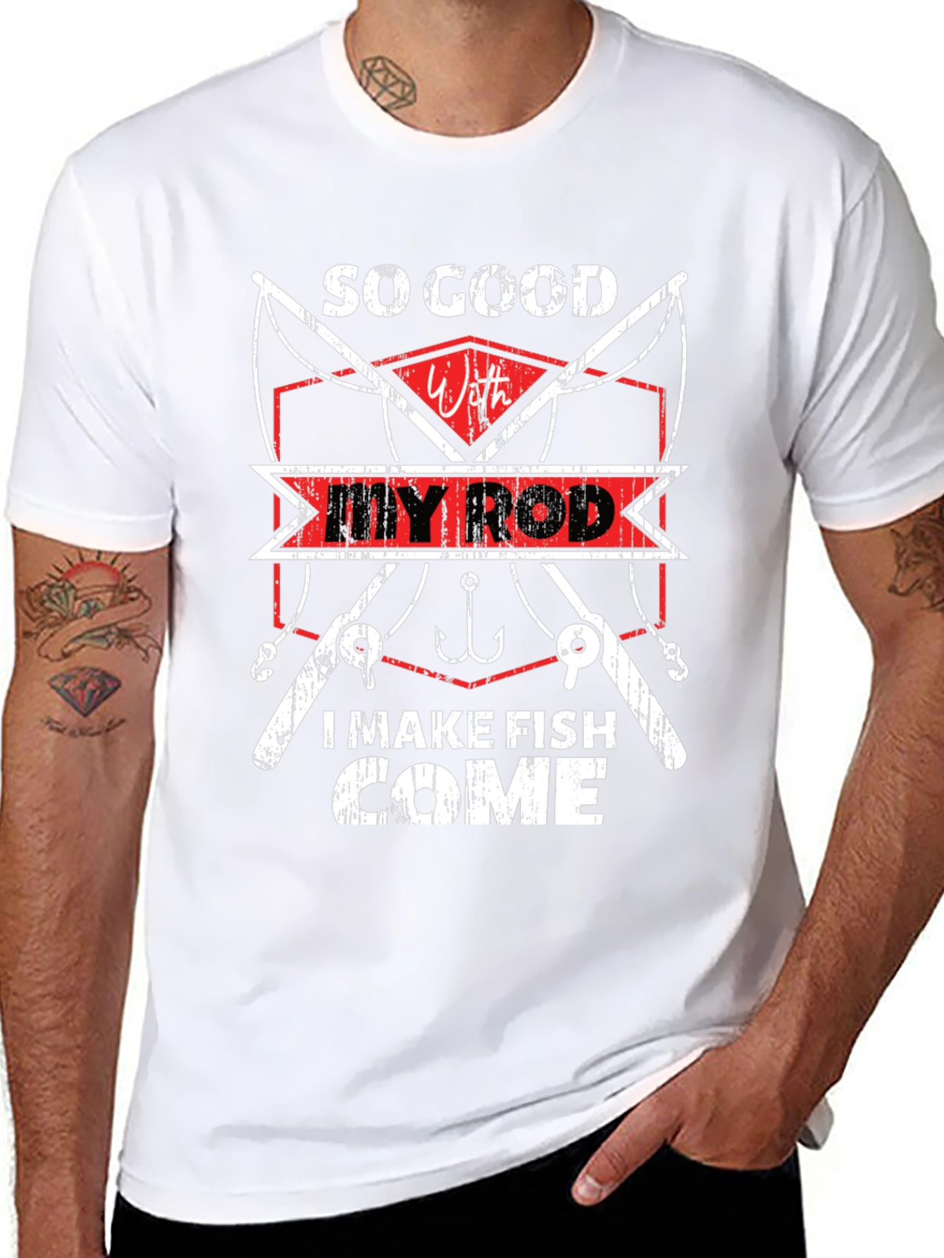 So Good With My Rod T-Shirt Fishing Tee