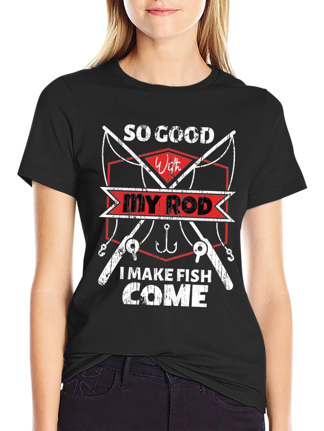 So Good With My Rod T-Shirt Fishing Tee
