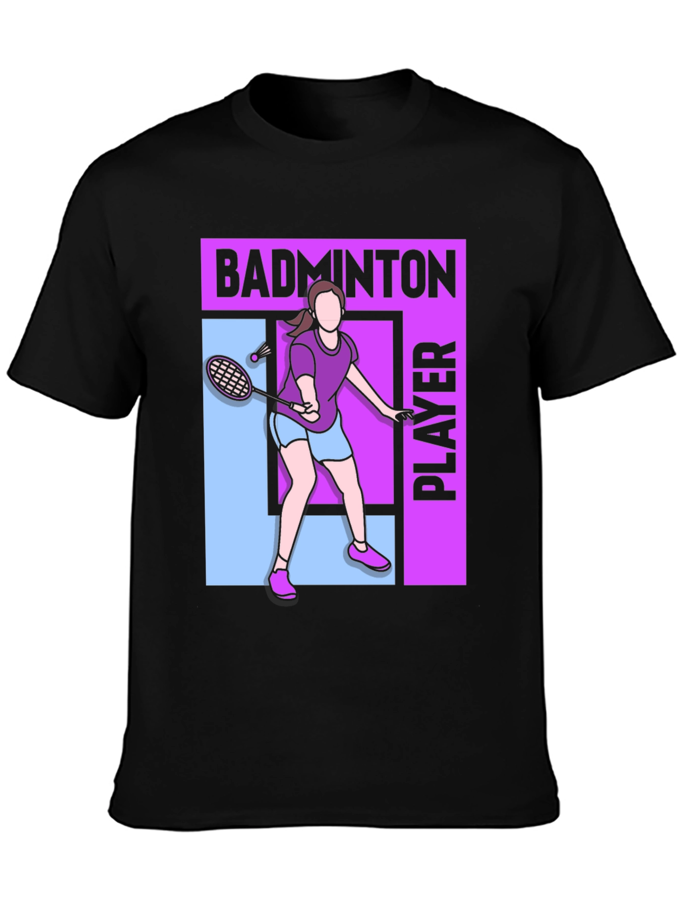 Badminton Player Graphic Tee - Unisex