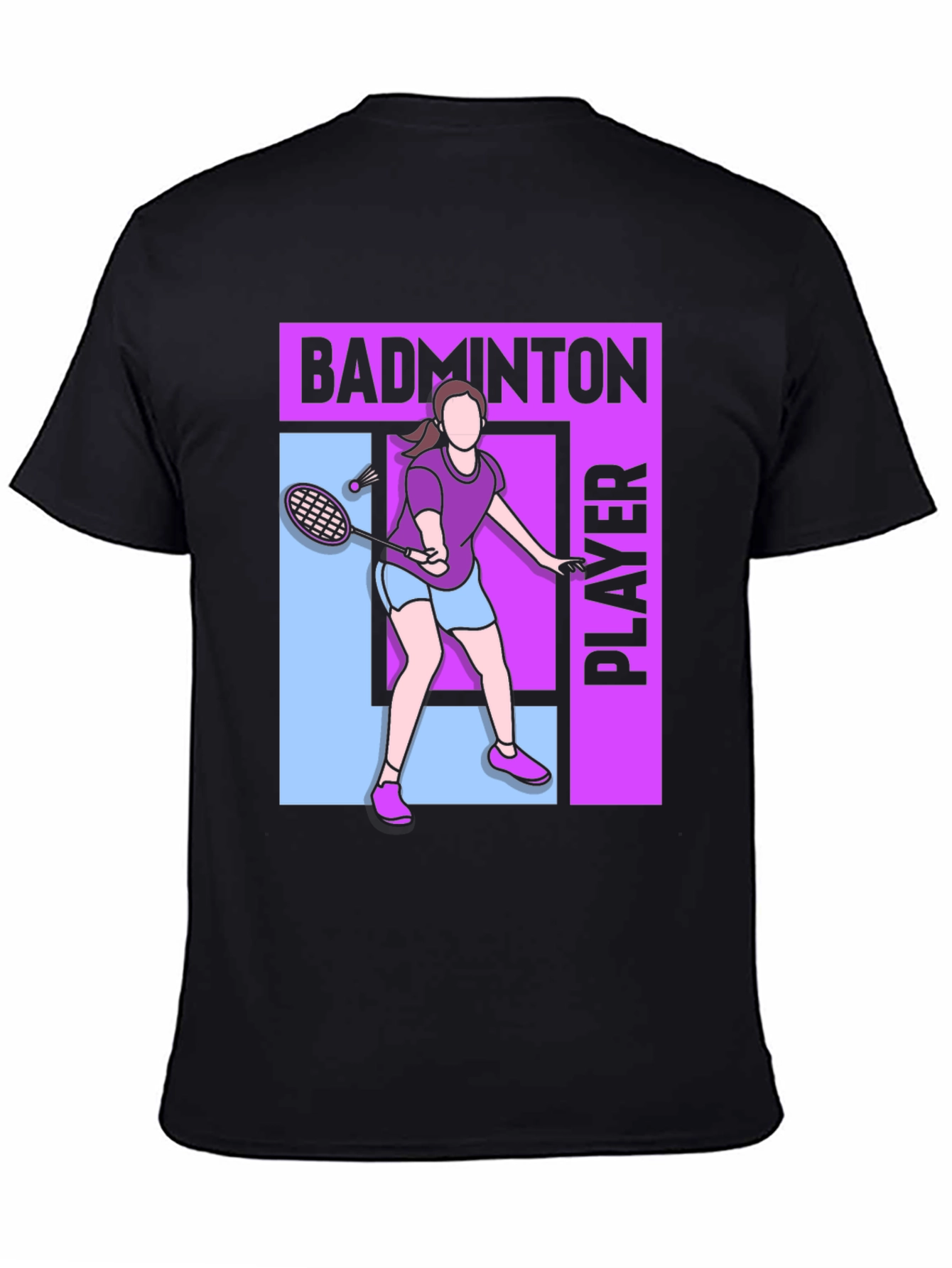 Badminton Player Graphic Tee - Unisex