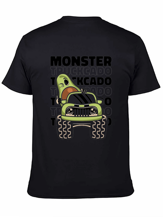 Monster Truck Avocado Graphic T-Shirt