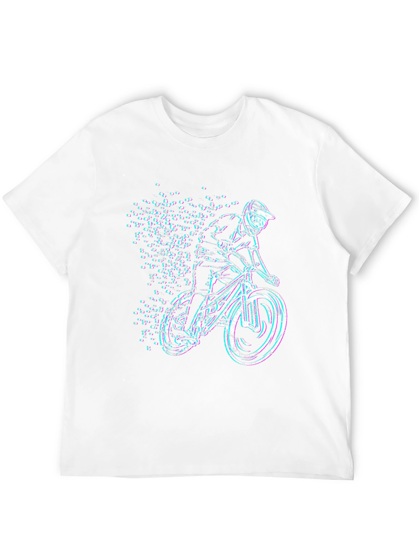 Cool Mountain Bike Rider Graphic T-Shirt