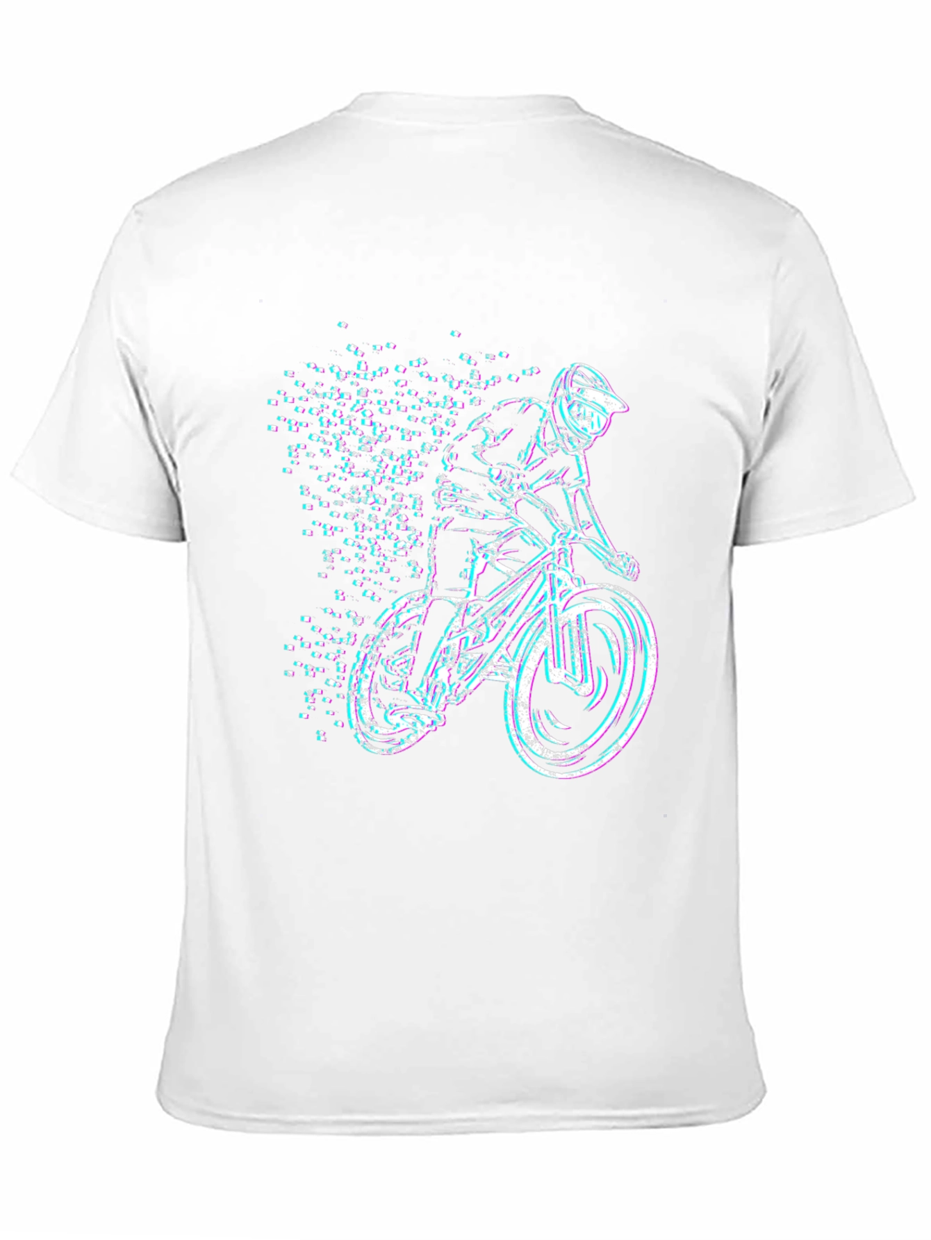 Cool Mountain Bike Rider Graphic T-Shirt