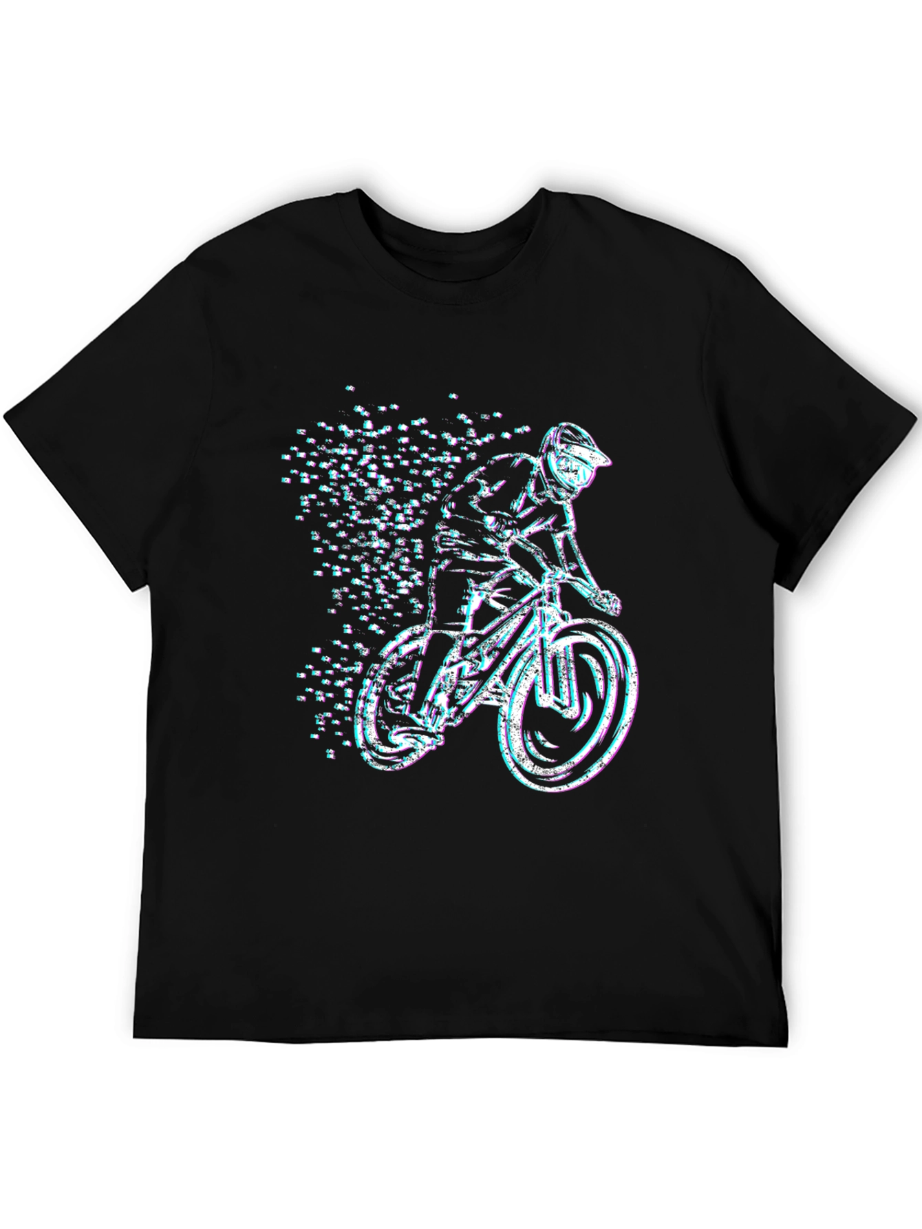 Cool Mountain Bike Rider Graphic T-Shirt