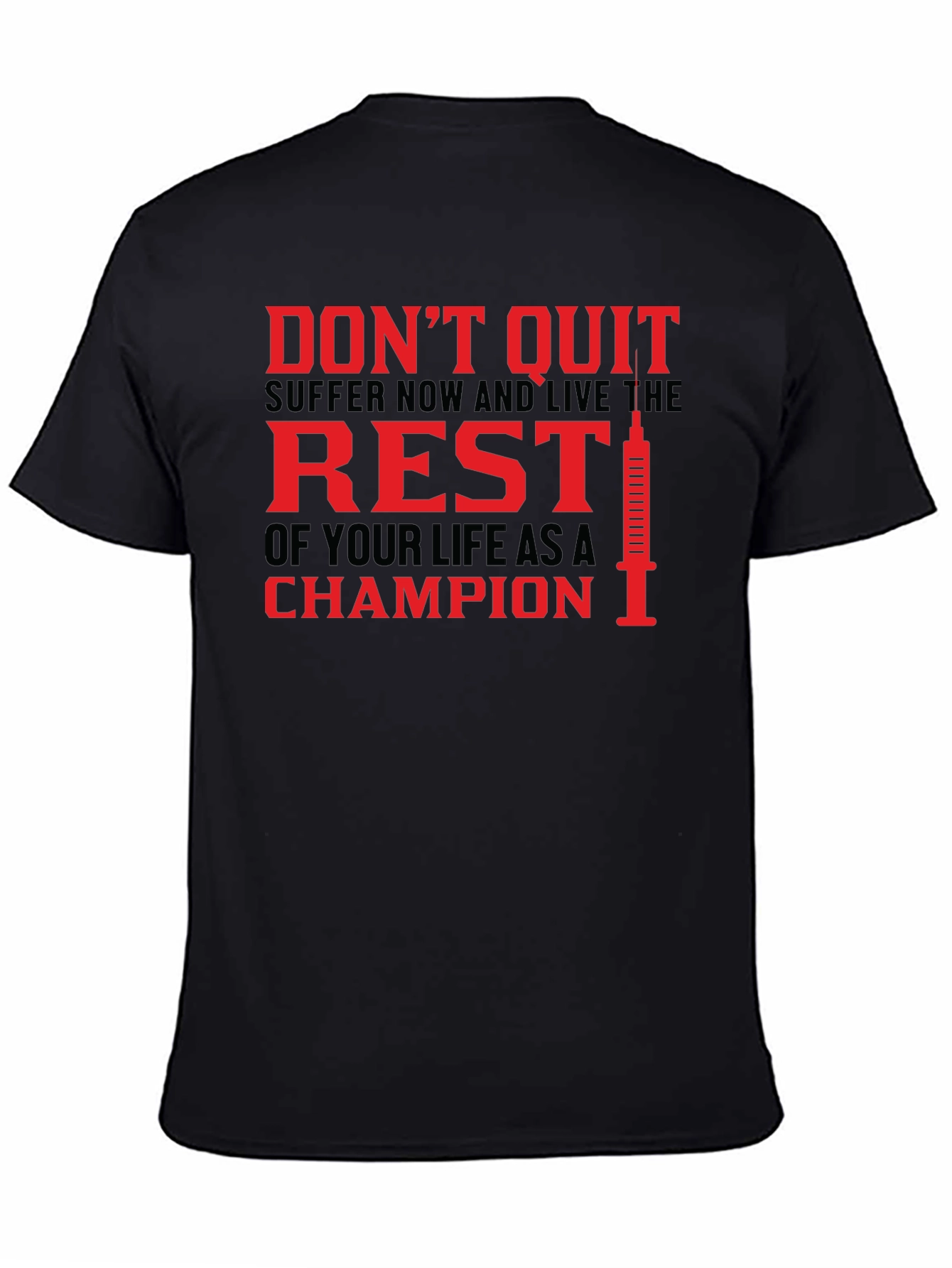 Champion Motivational Graphic T-Shirt