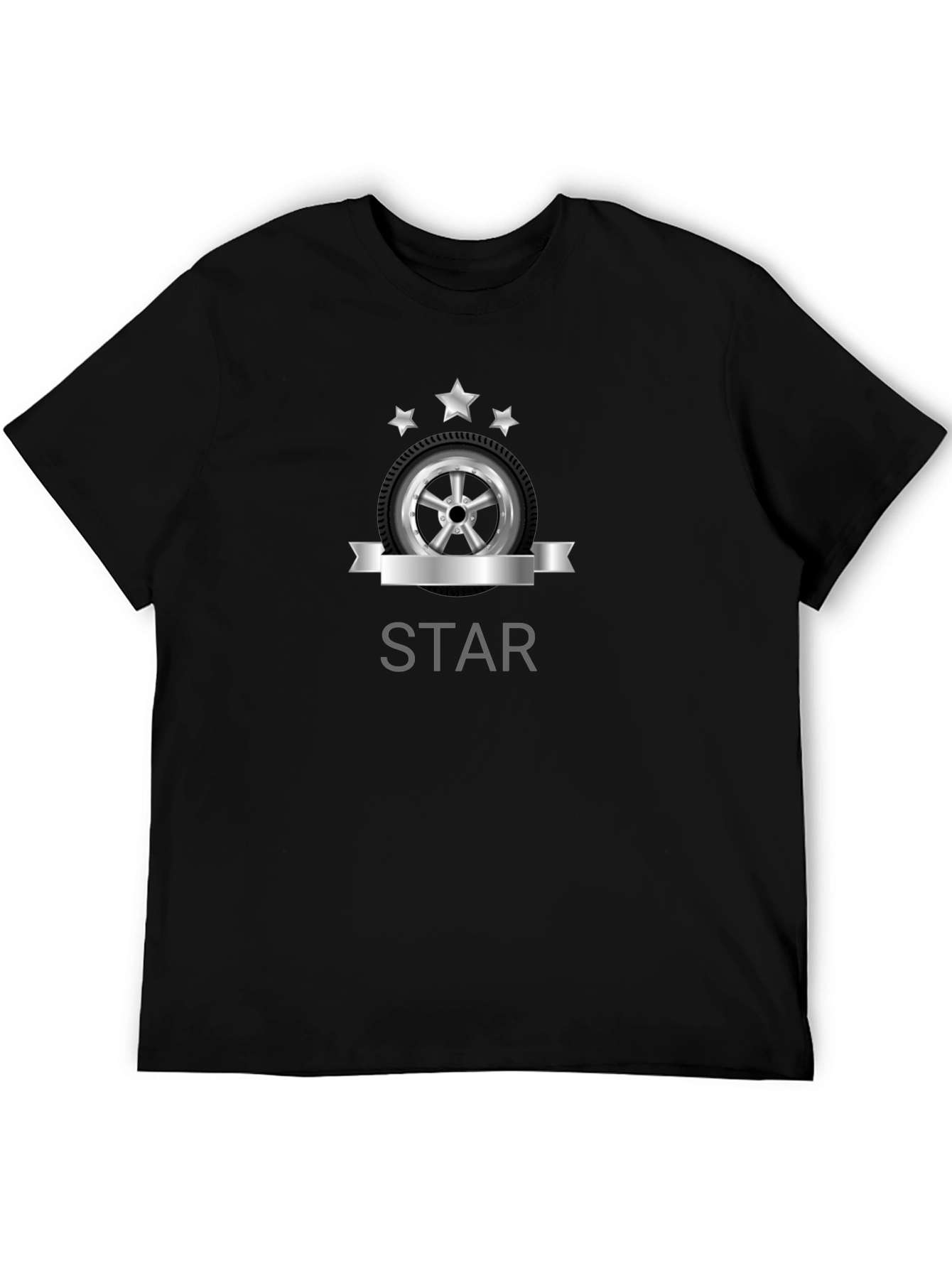Star Wheel Graphic Tee - Premium Comfort
