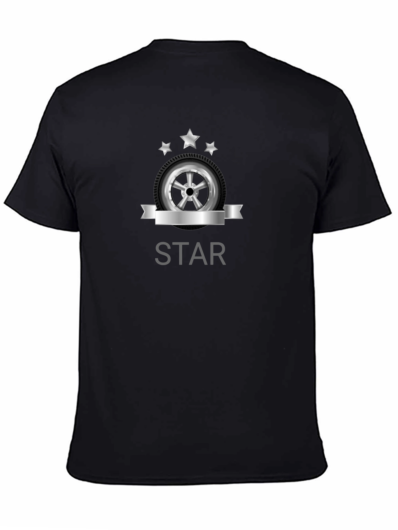 Star Wheel Graphic Tee - Premium Comfort