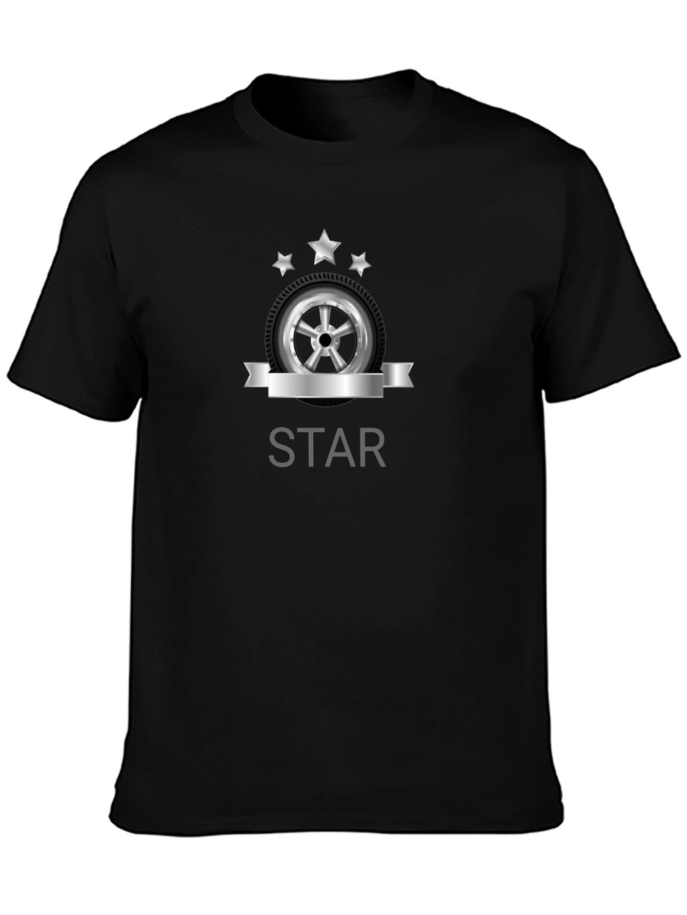 Star Wheel Graphic Tee - Premium Comfort