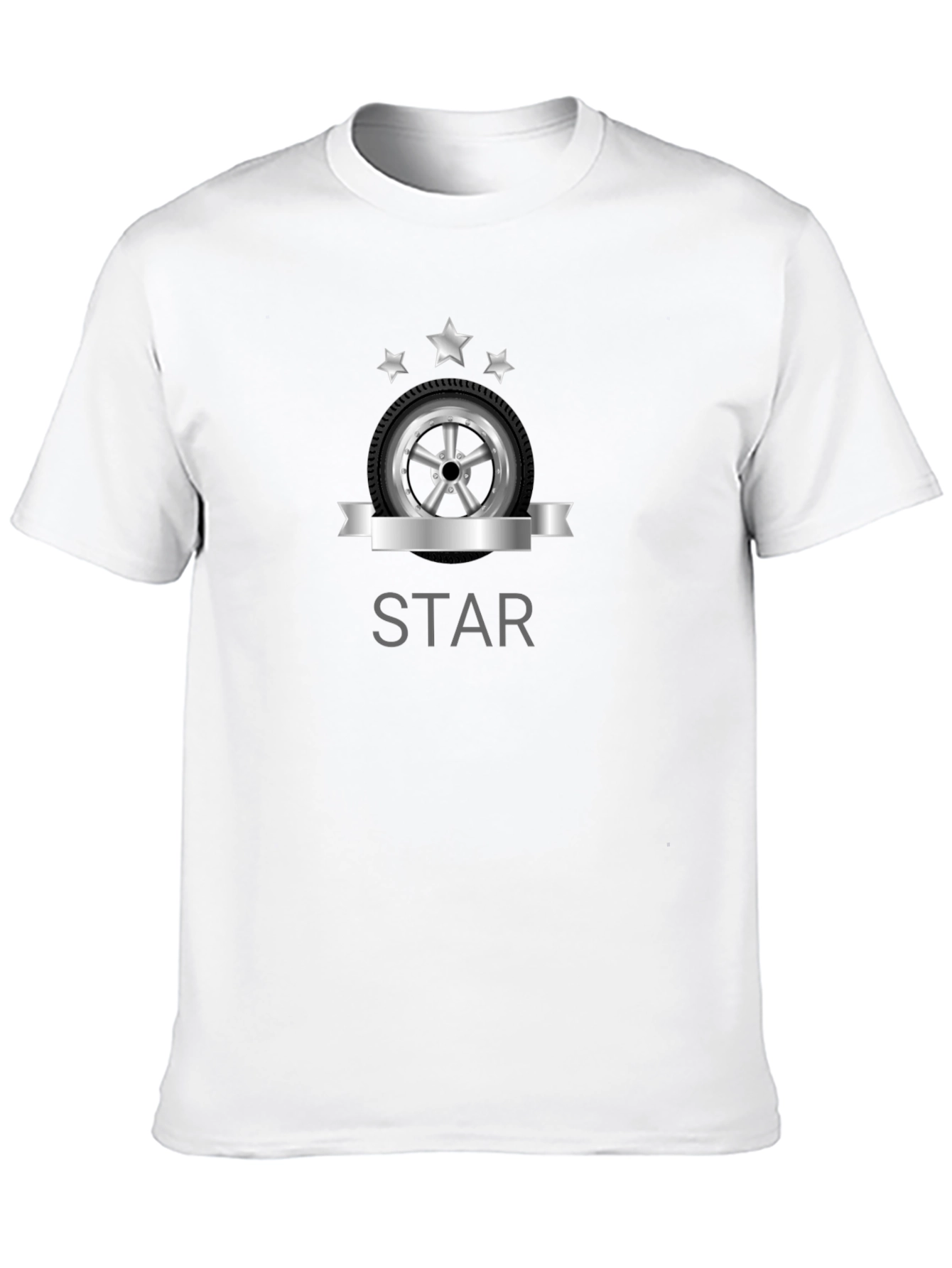 Star Wheel Graphic Tee - Premium Comfort
