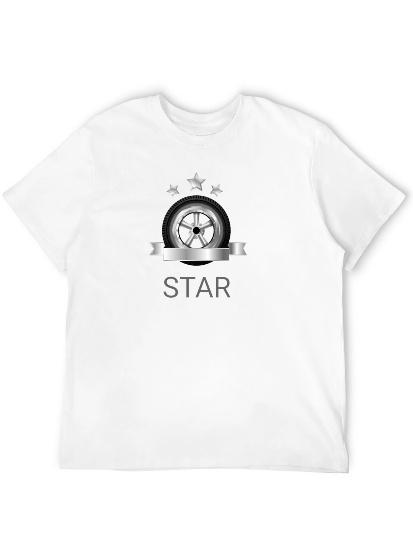 Star Wheel Graphic Tee - Premium Comfort