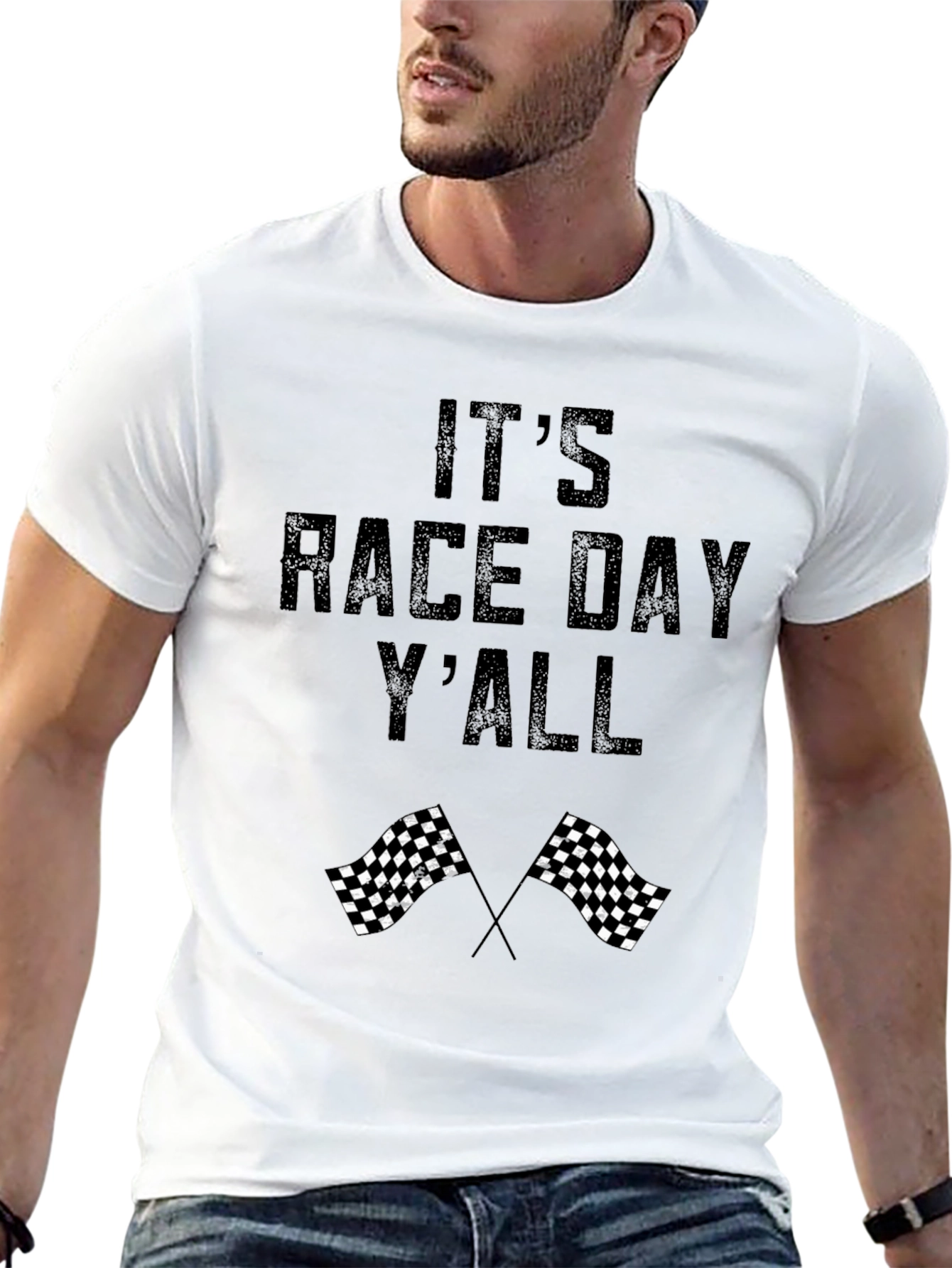 Its Race Day Yall Graphic T-Shirt