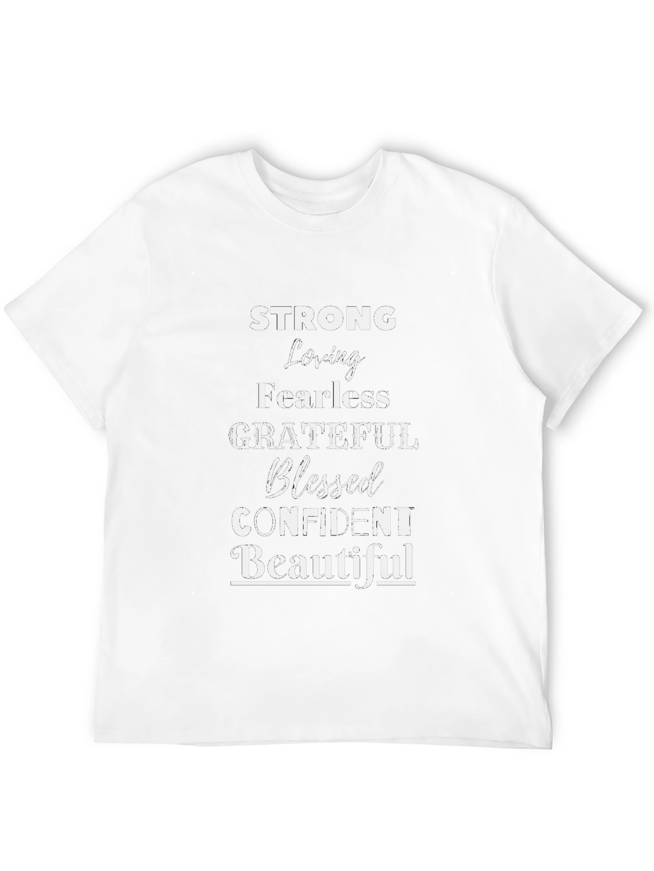 Strong Womens T-Shirt - Motivational Tee