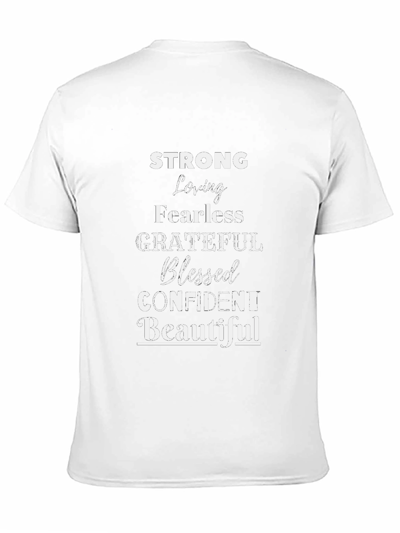 Strong Womens T-Shirt - Motivational Tee