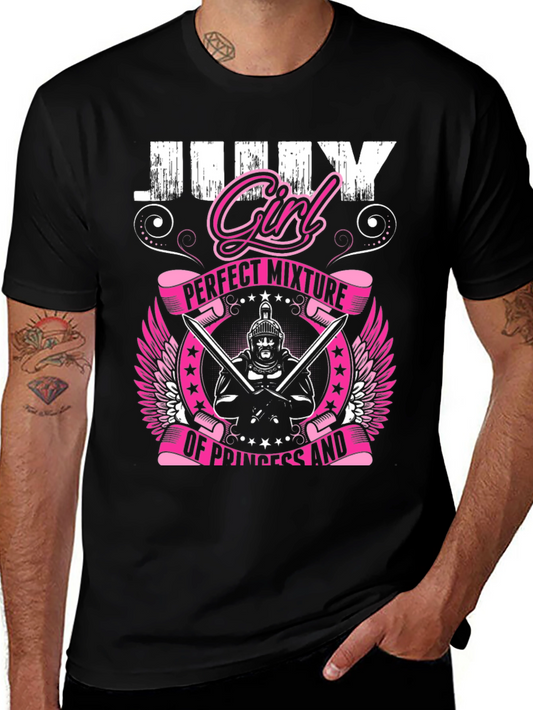 July Girl T-Shirt: Perfect Mixture Princess Warrior Tee