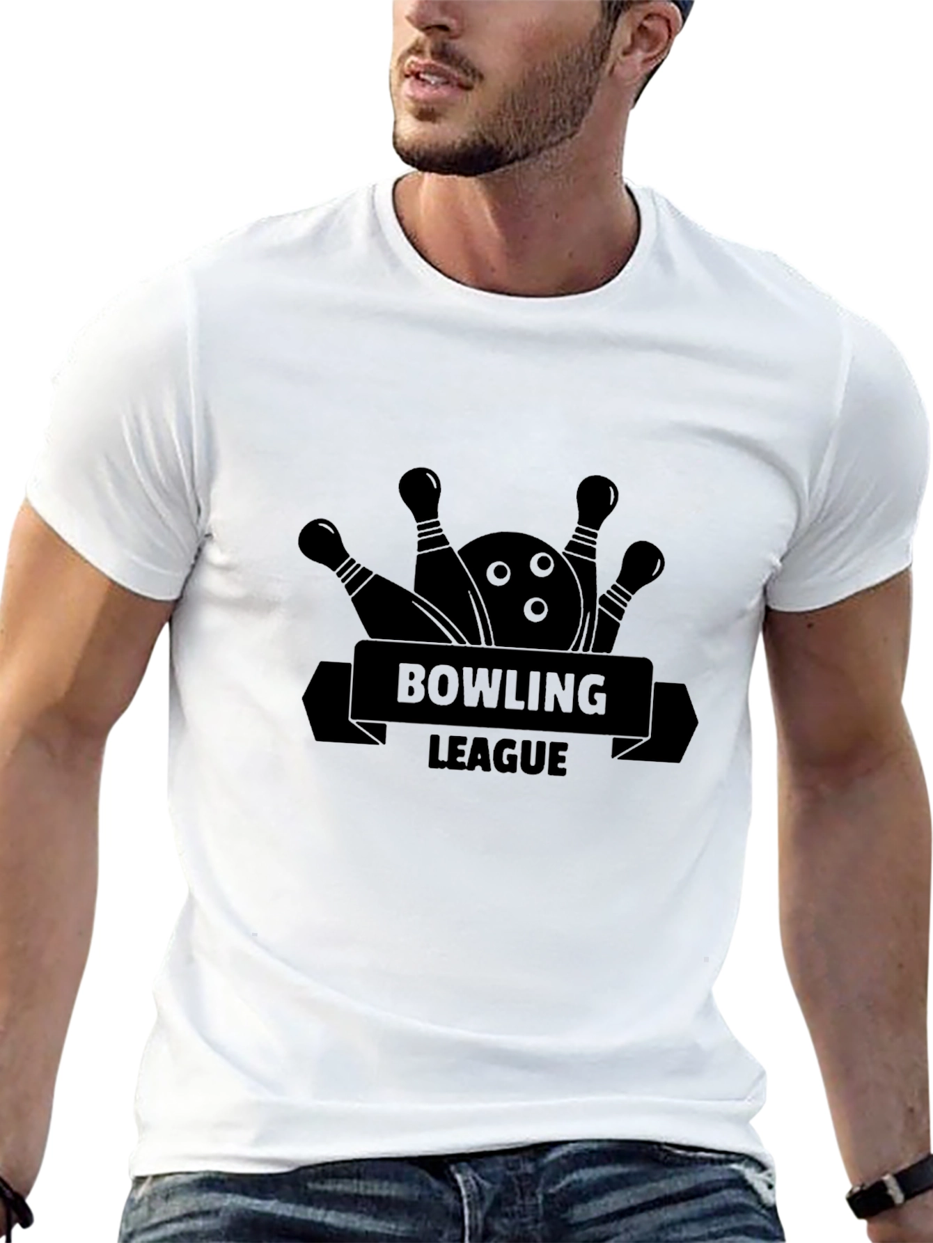 Bowling League Graphic T-Shirt
