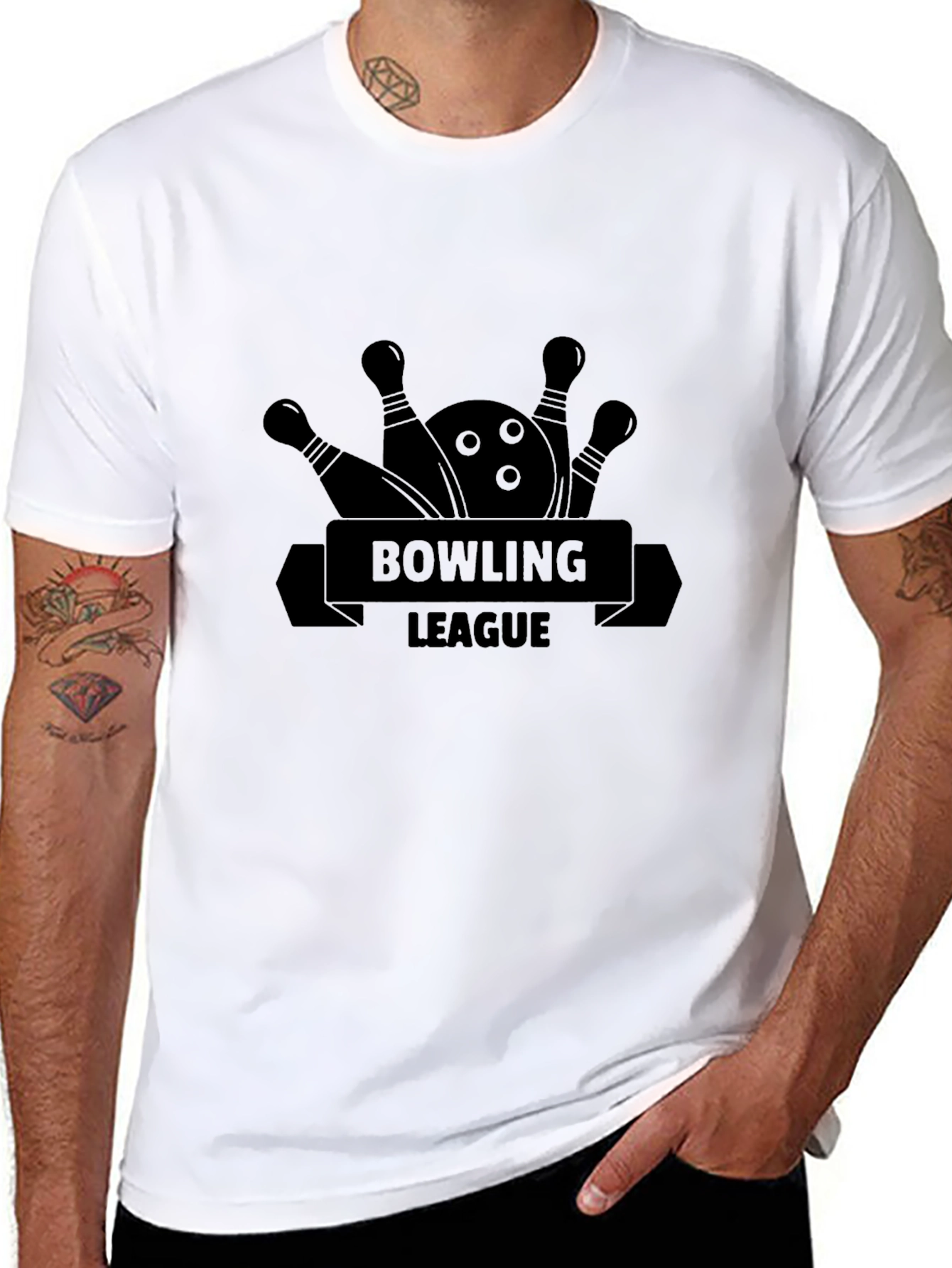 Bowling League Graphic T-Shirt