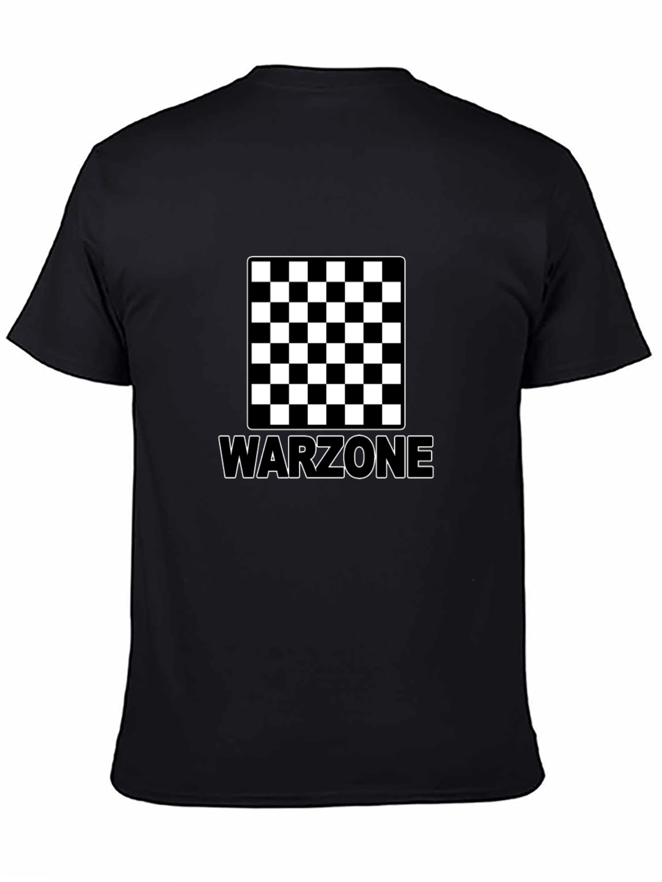 Warzone Checkerboard Black T-Shirt