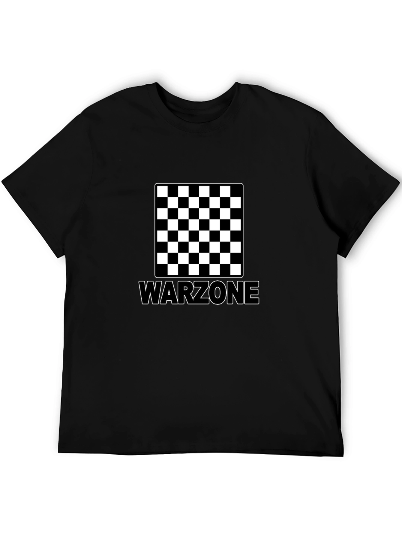 Warzone Checkerboard Black T-Shirt