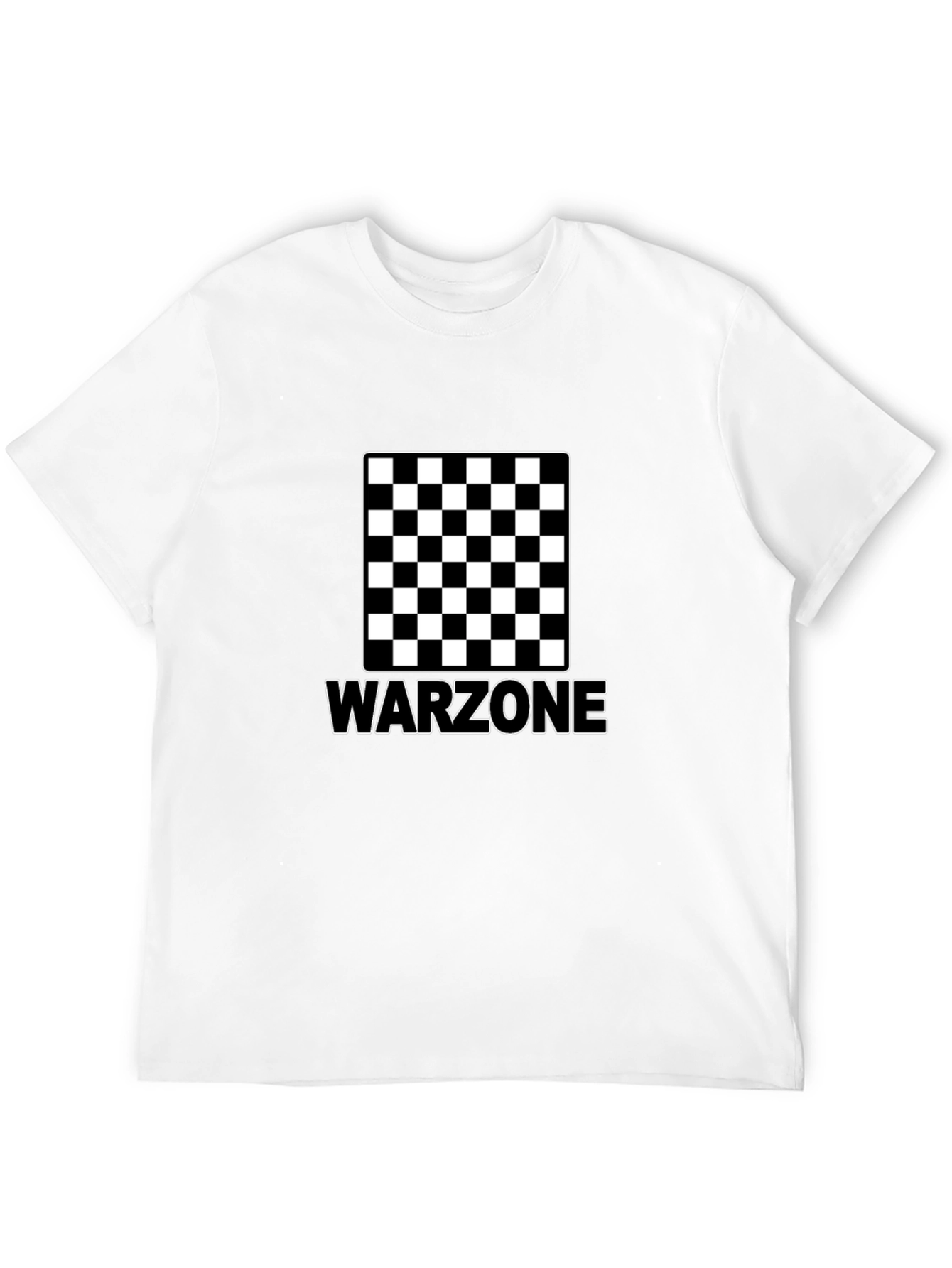 Warzone Checkerboard Black T-Shirt