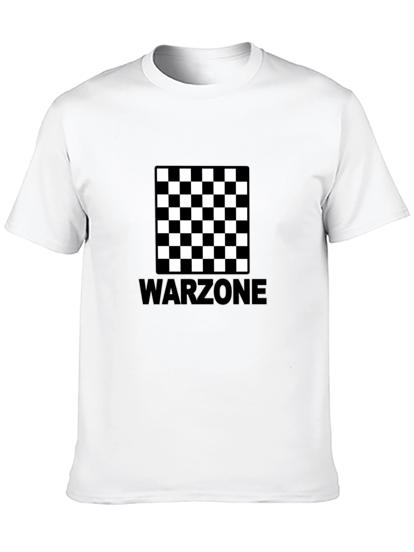 Warzone Checkerboard Black T-Shirt