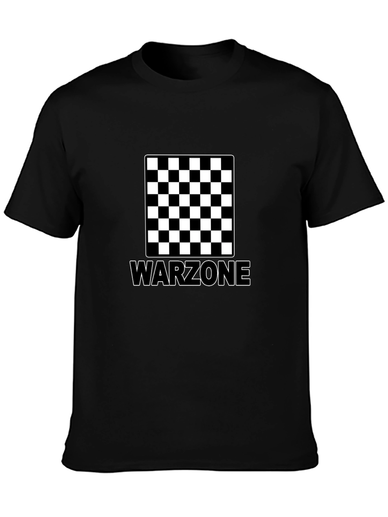 Warzone Checkerboard Black T-Shirt