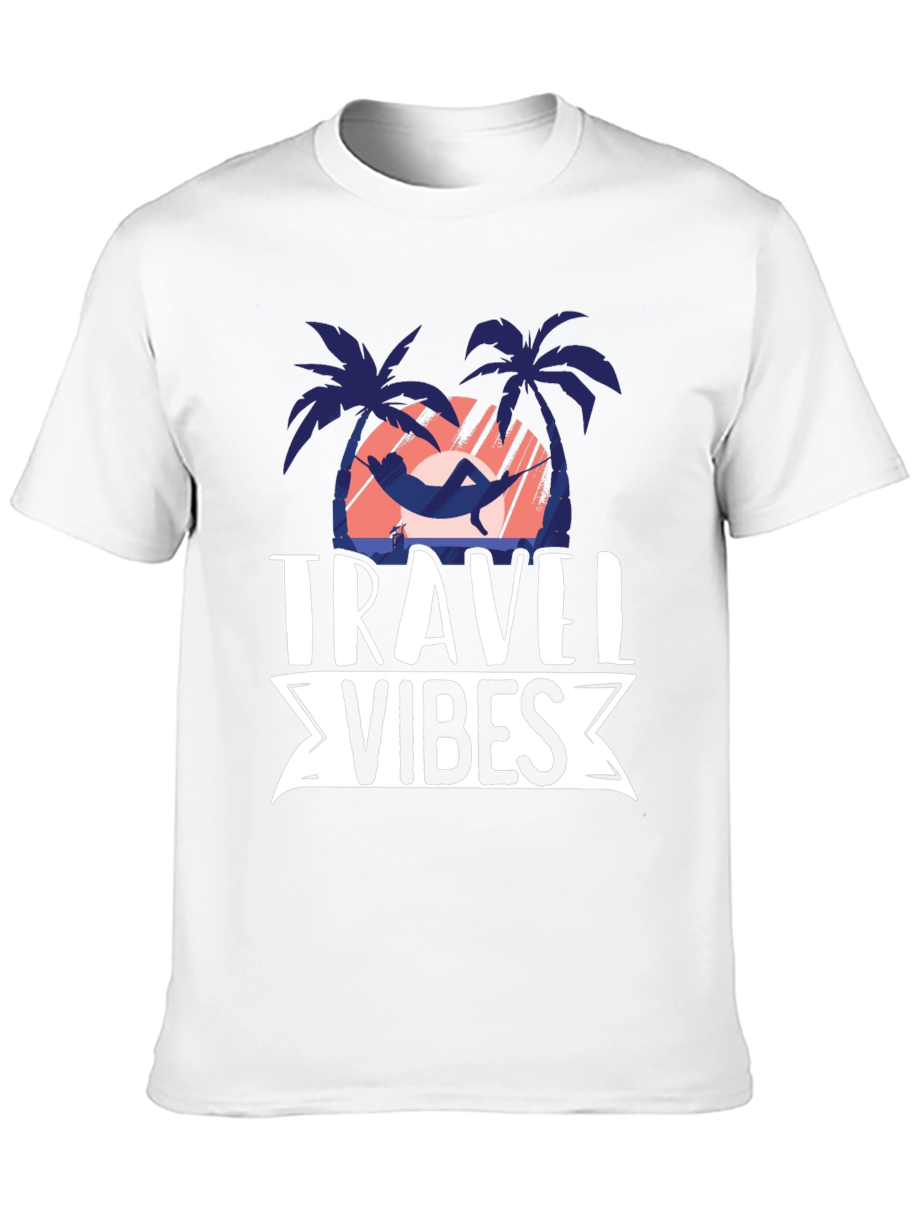 Travel Vibes Graphic Tee - Black