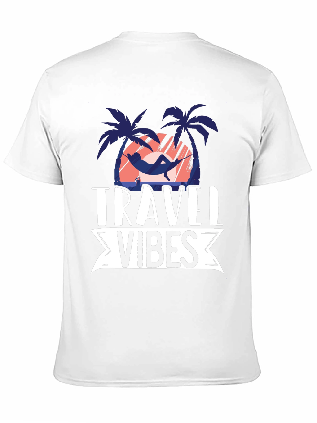Travel Vibes Graphic Tee - Black