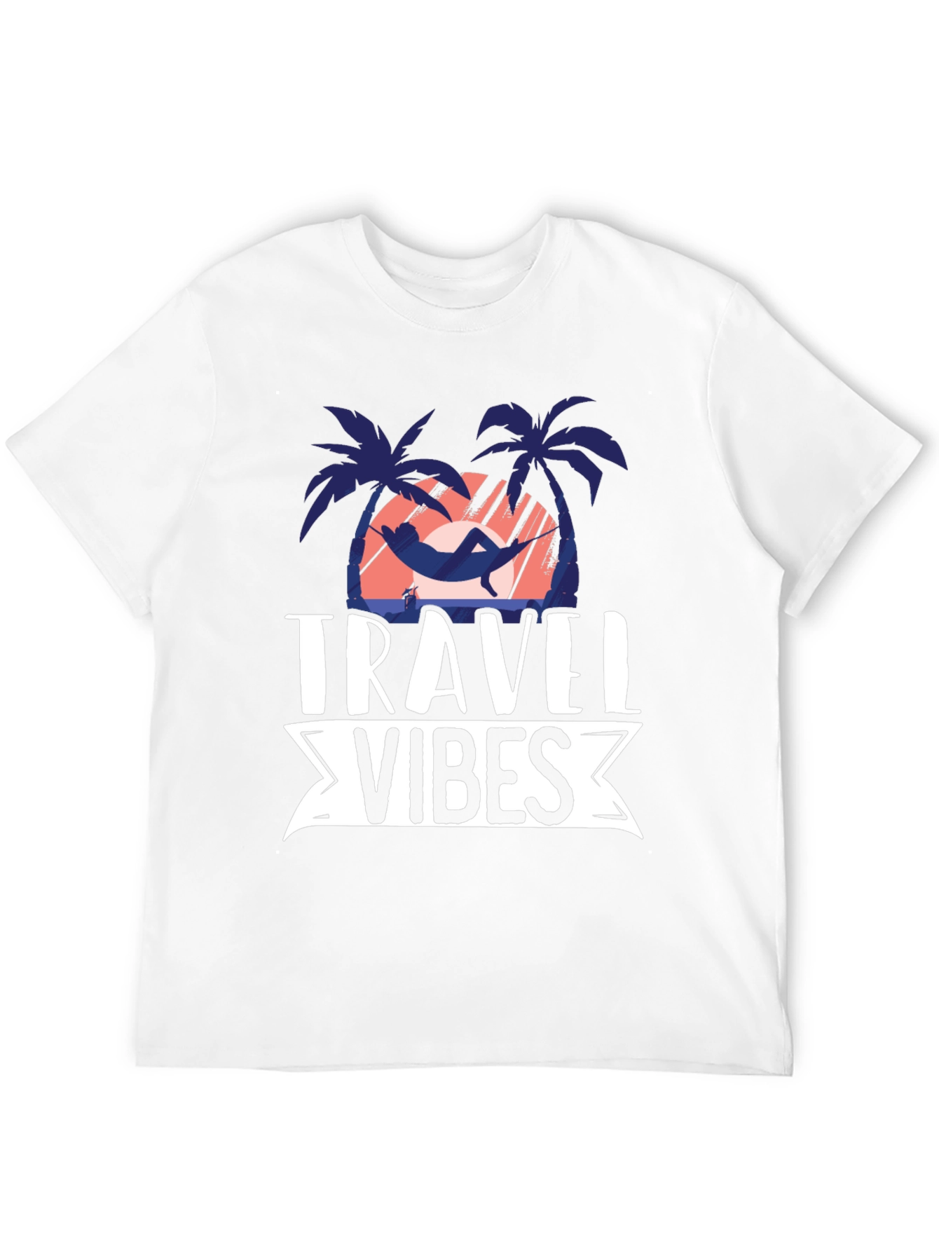 Travel Vibes Graphic Tee - Black