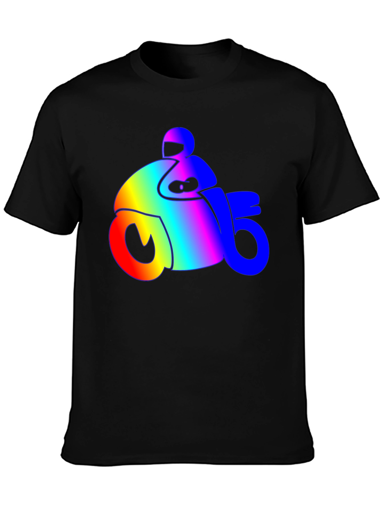Rainbow Motorcycle T-Shirt