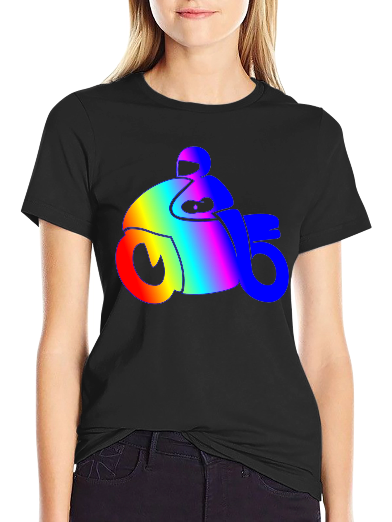 Rainbow Motorcycle T-Shirt