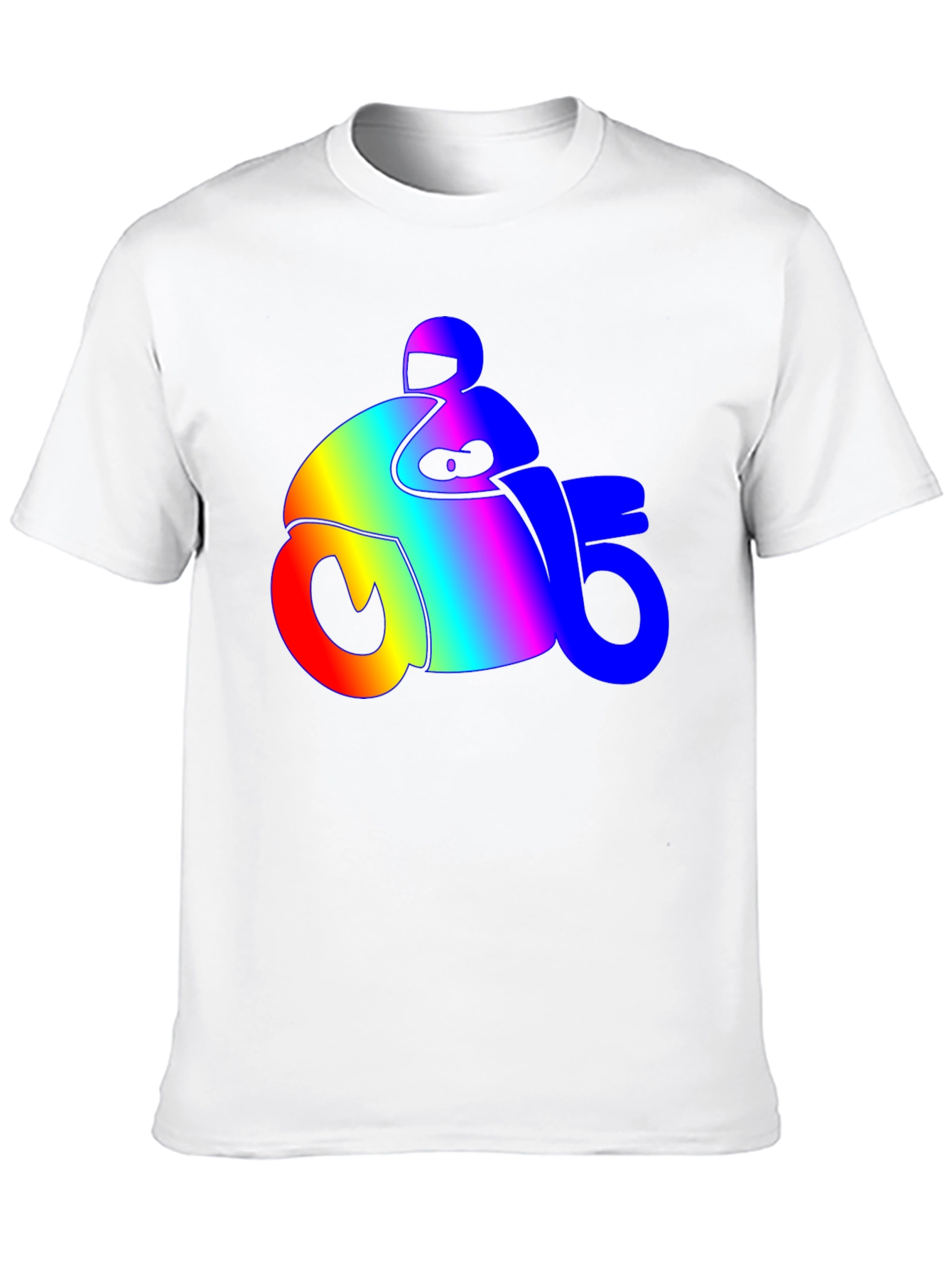 Rainbow Motorcycle T-Shirt