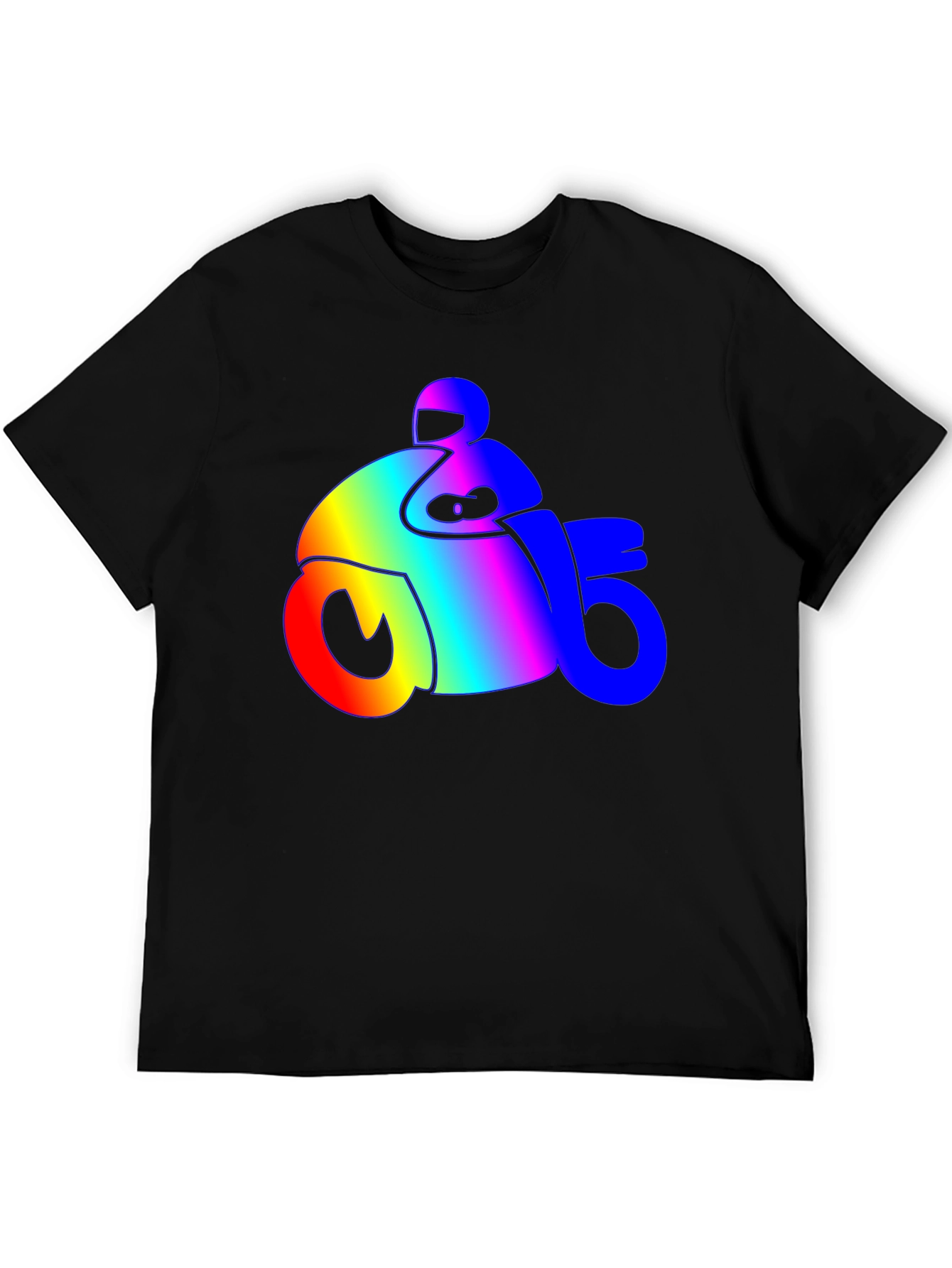 Rainbow Motorcycle T-Shirt