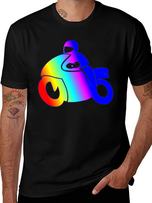 Rainbow Motorcycle T-Shirt