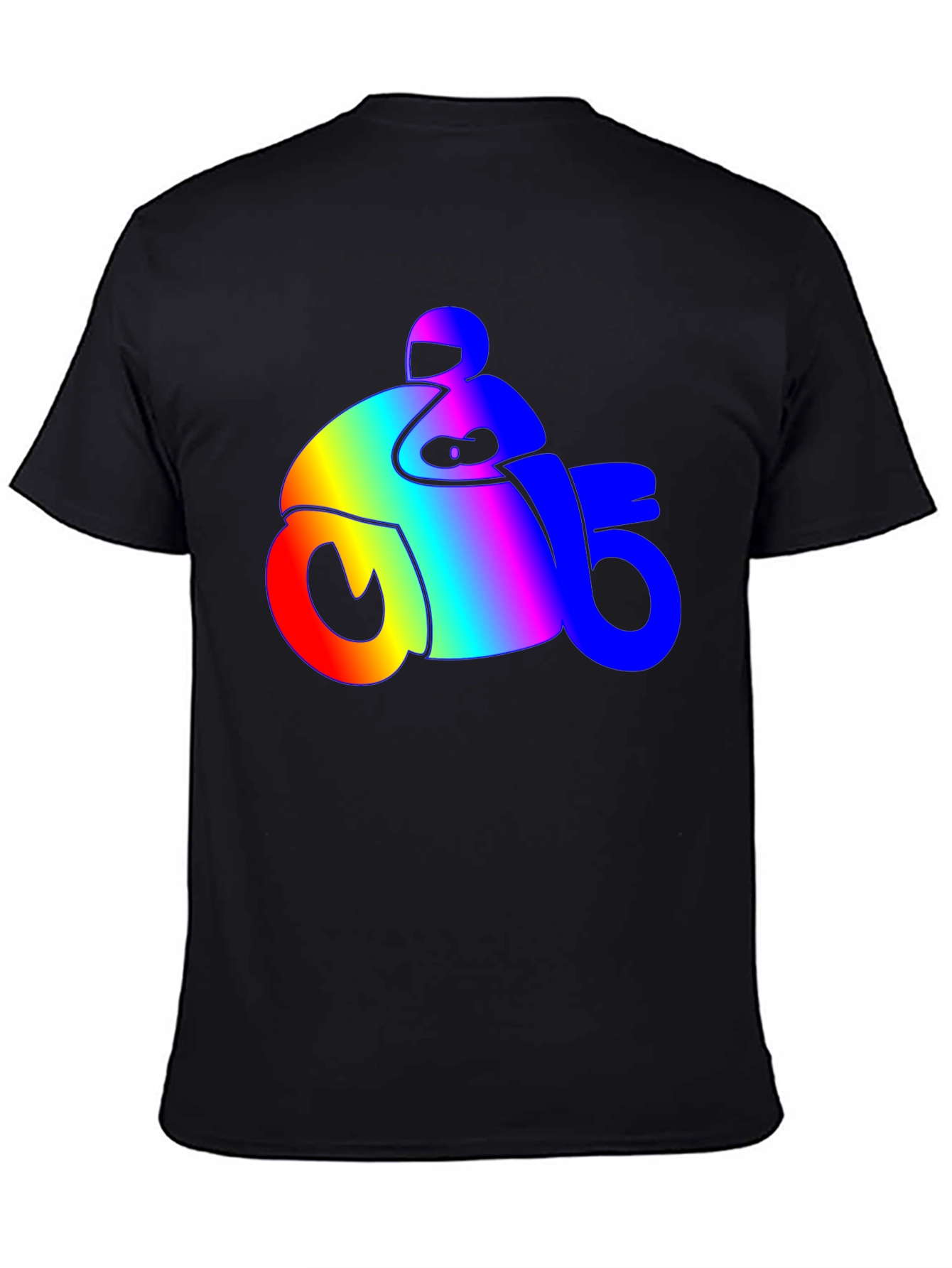 Rainbow Motorcycle T-Shirt