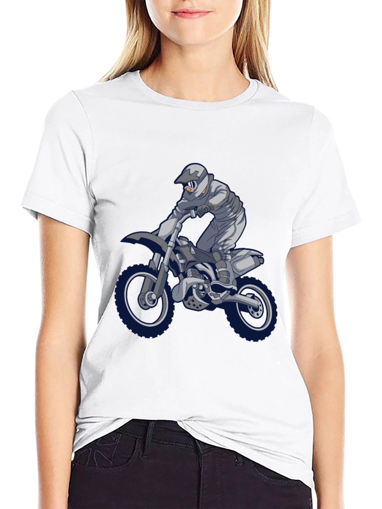 Dirt Bike Rider Graphic T-Shirt