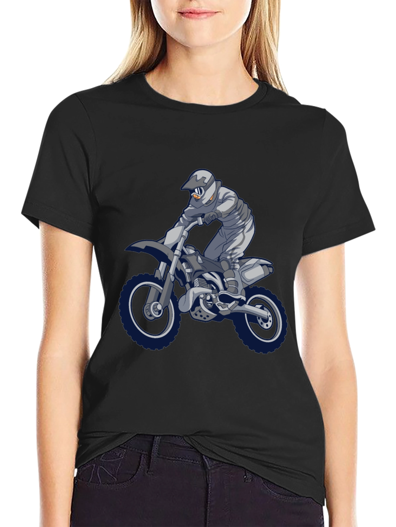 Dirt Bike Rider Graphic T-Shirt