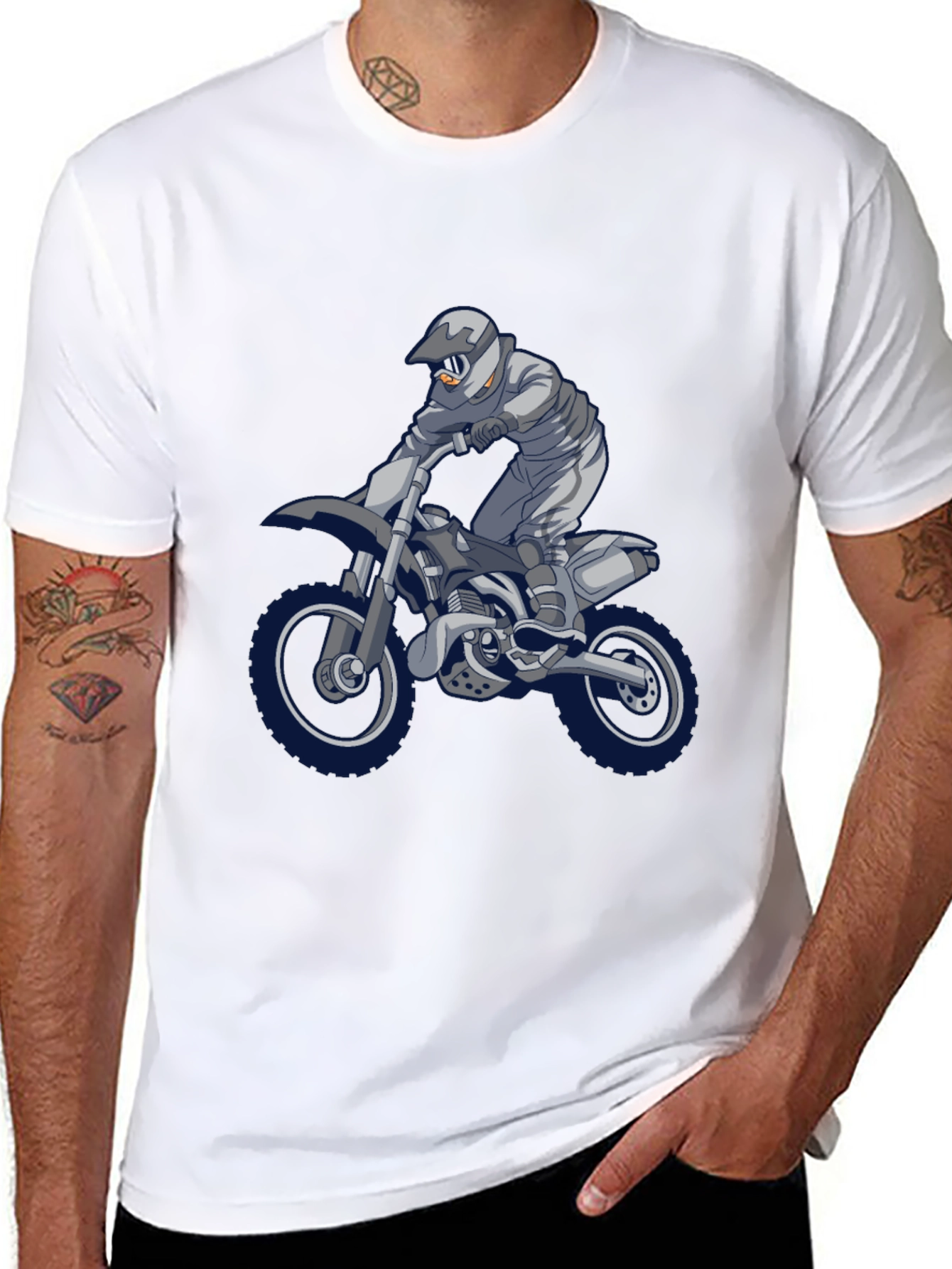 Dirt Bike Rider Graphic T-Shirt