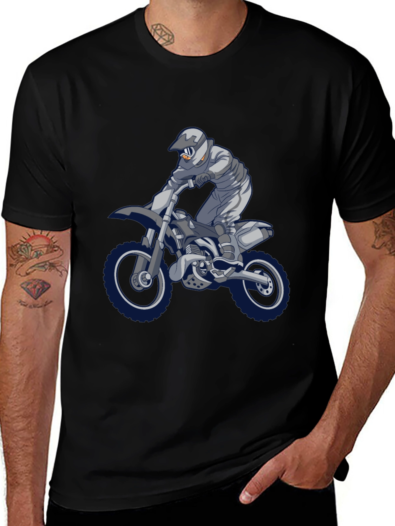 Dirt Bike Rider Graphic T-Shirt